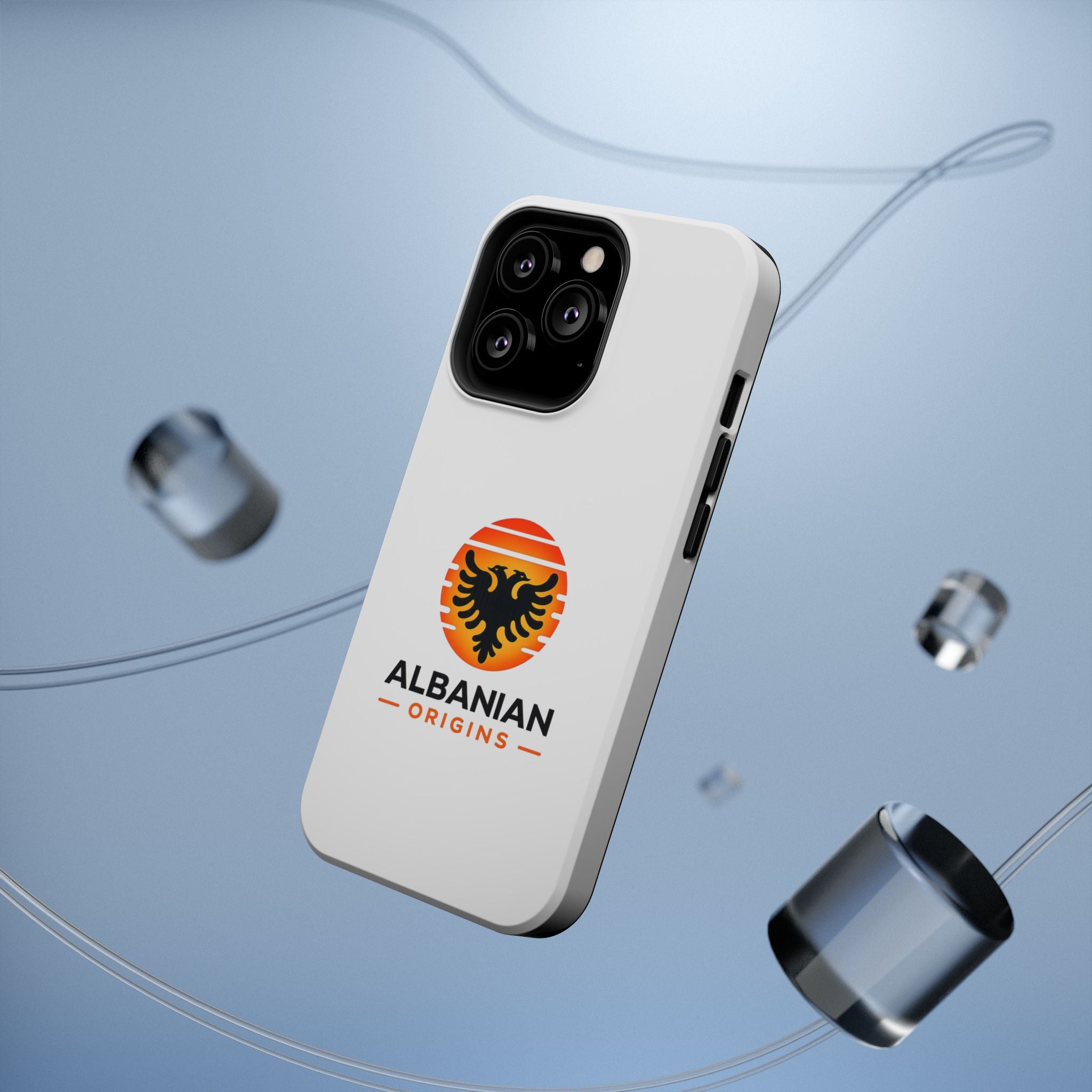 Magnetic Impact-Resistant Cases - Albanian Origins Sun Logo