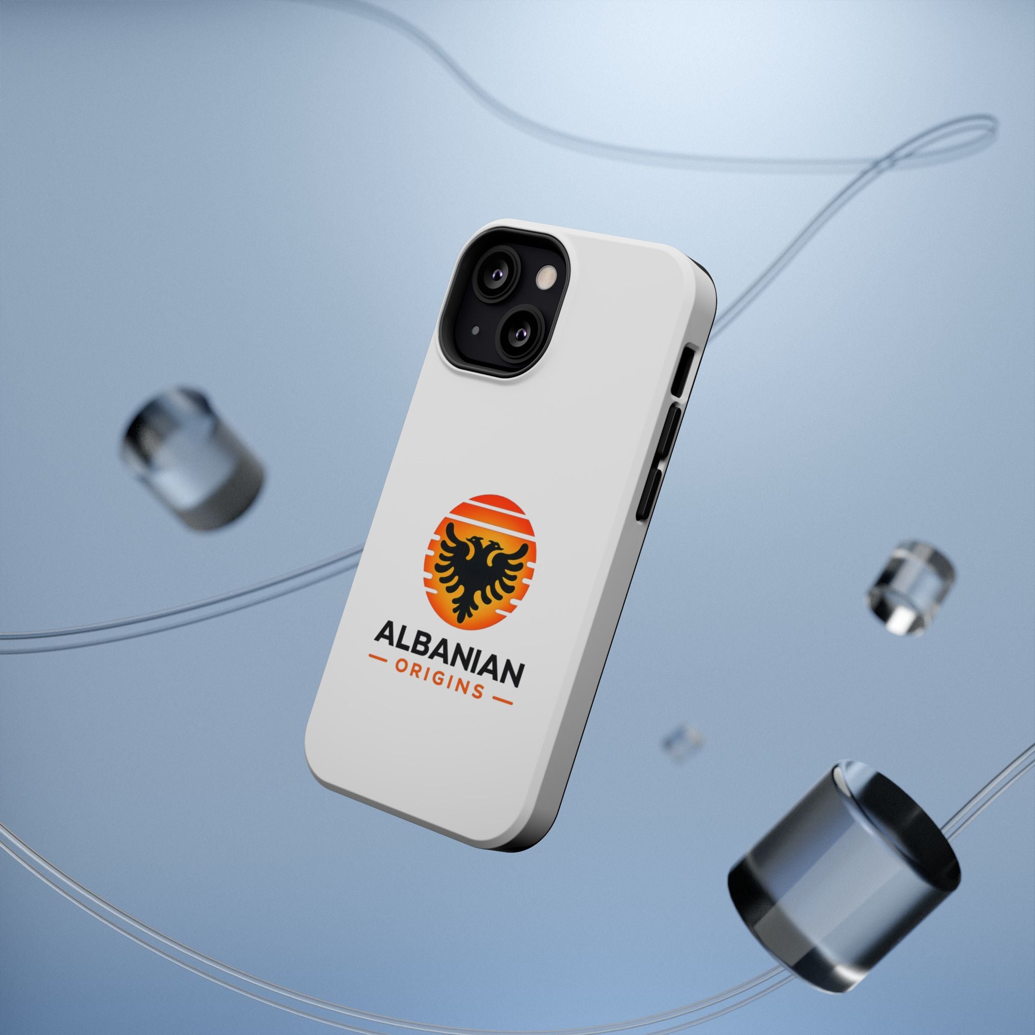 Magnetic Impact-Resistant Cases - Albanian Origins Sun Logo