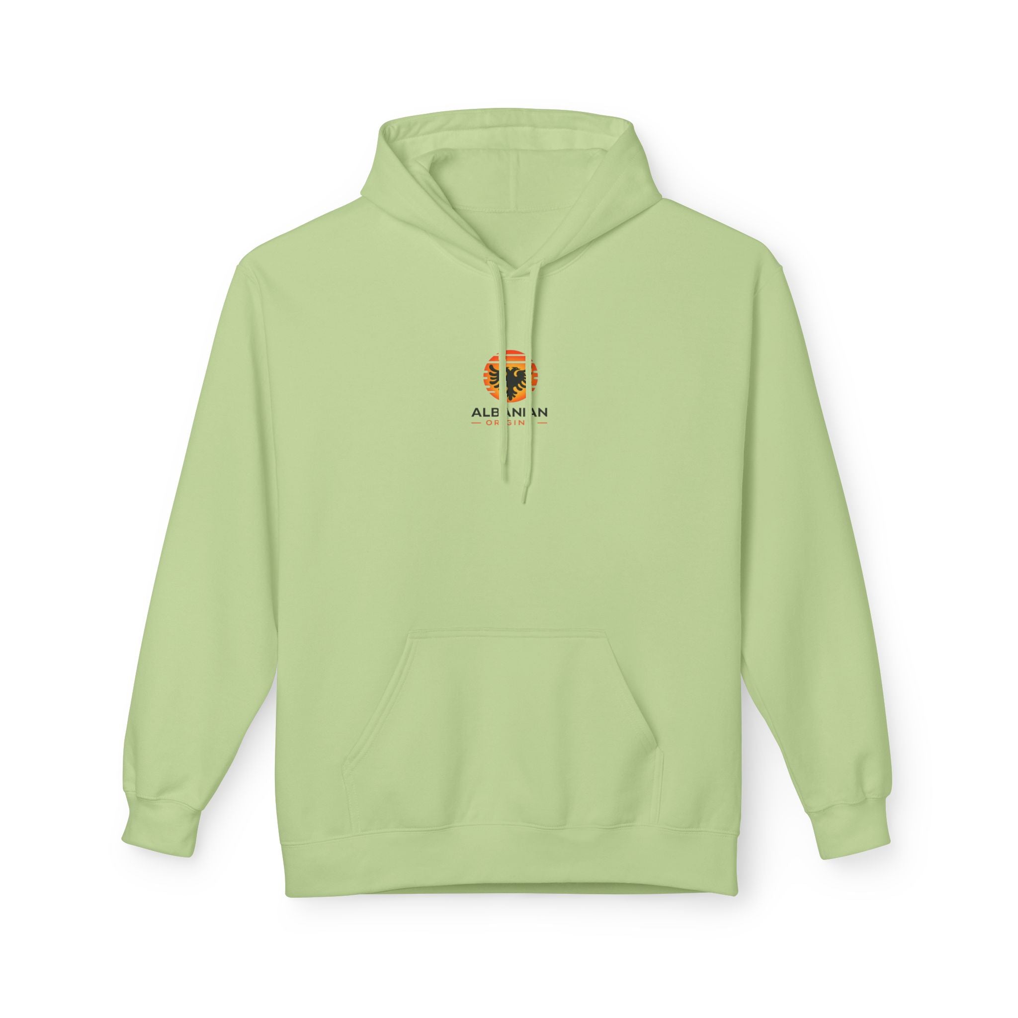 Unisex Midweight Softstyle Fleece Hoodie - Albanian Origins Sun Logo
