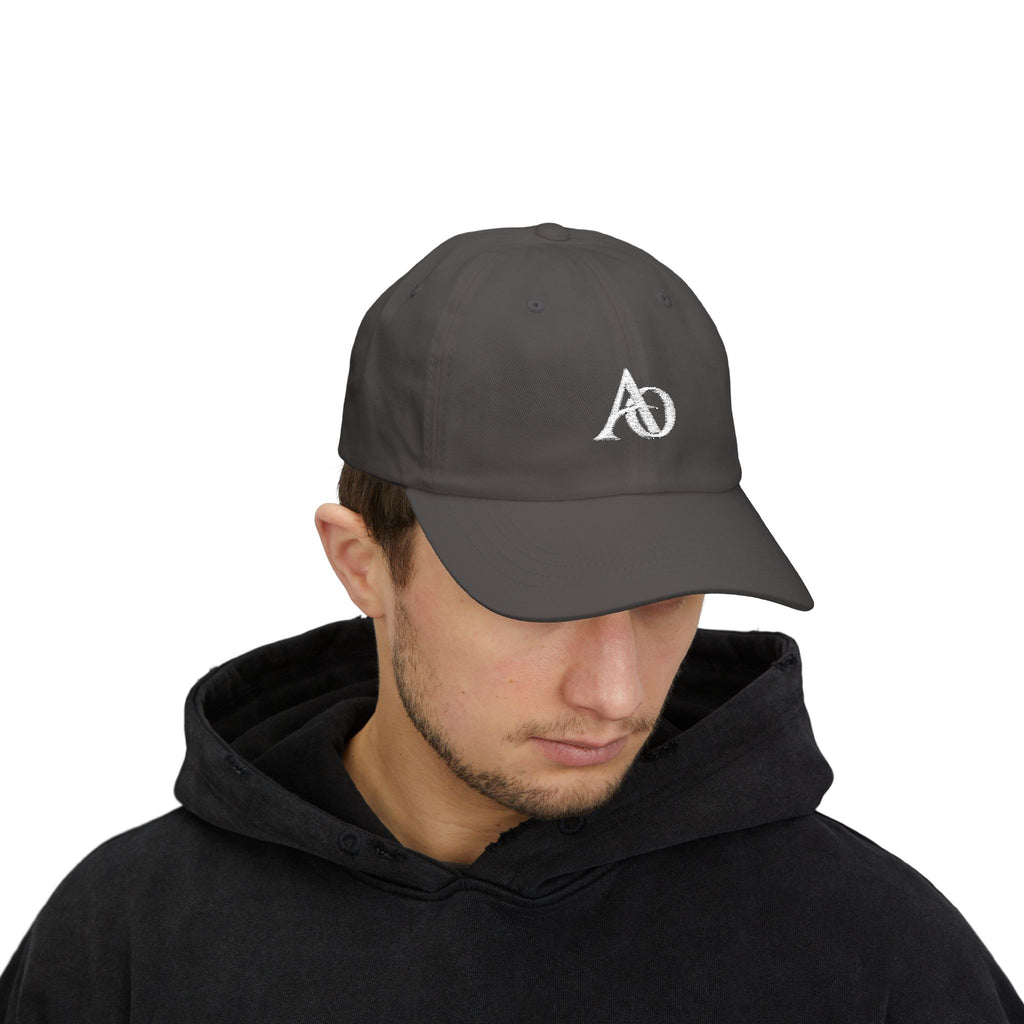 Classic Cap - AO White Logo (Embroidery) - Albanian Origins