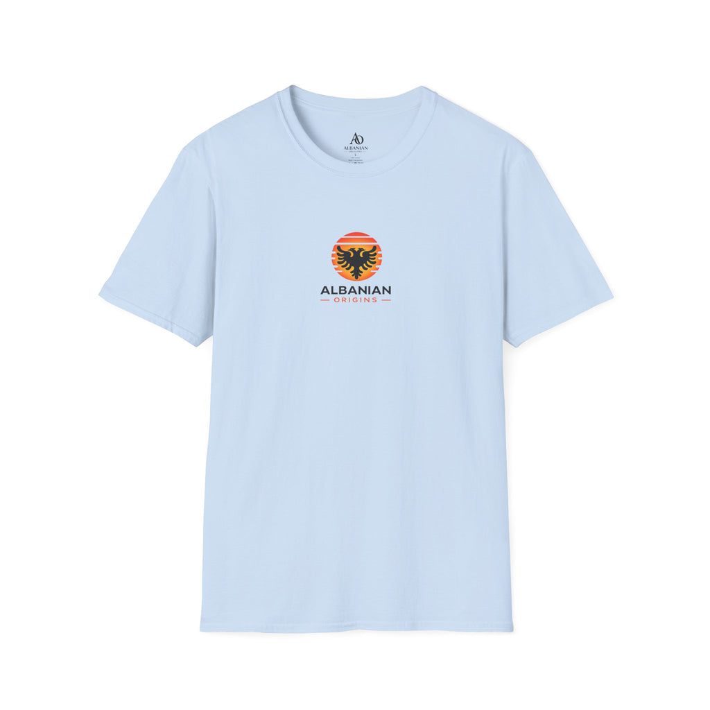Unisex Softstyle T-Shirt - Albanian Origins Sun Logo