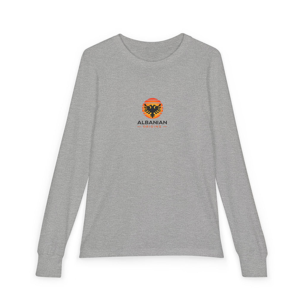 Youth Jersey Long Sleeve Tee - Albanian Origins Sun Logo
