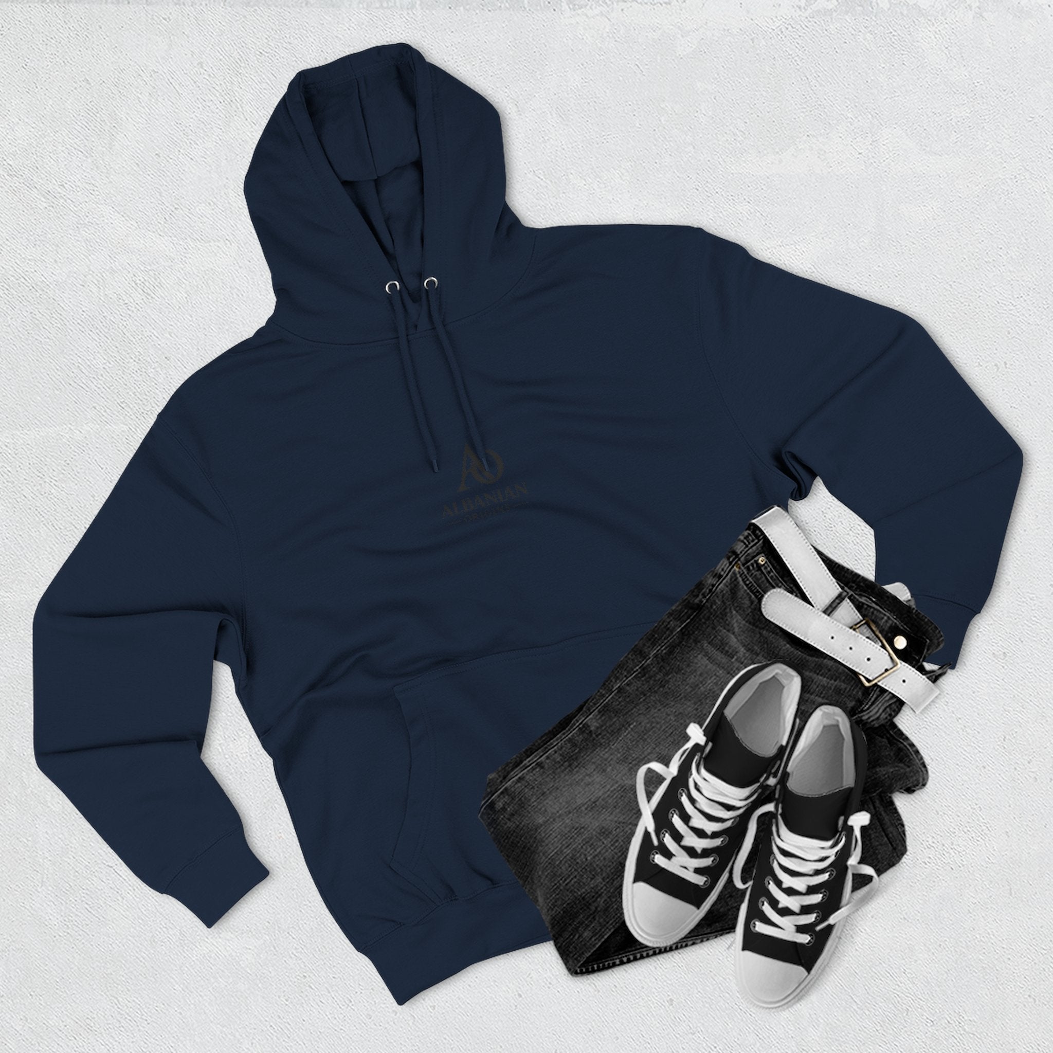 Albanian Origins - Three-Panel Fleece Hoodie