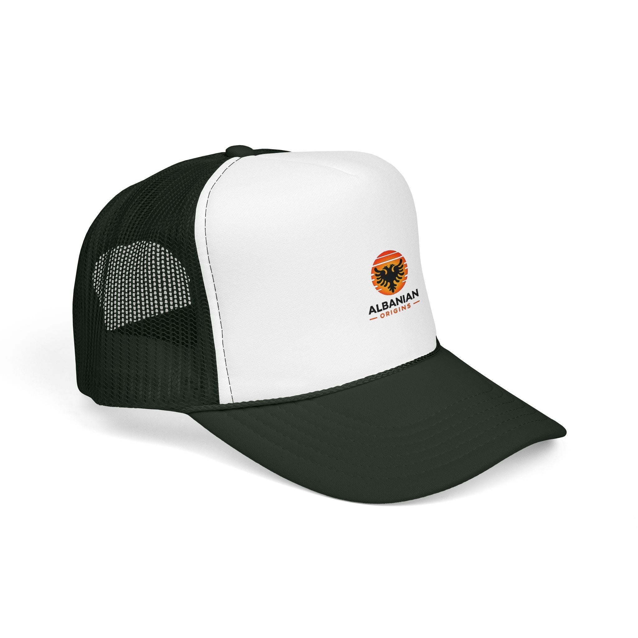 Foam Trucker Hat - Albanian Origins Sun Logo