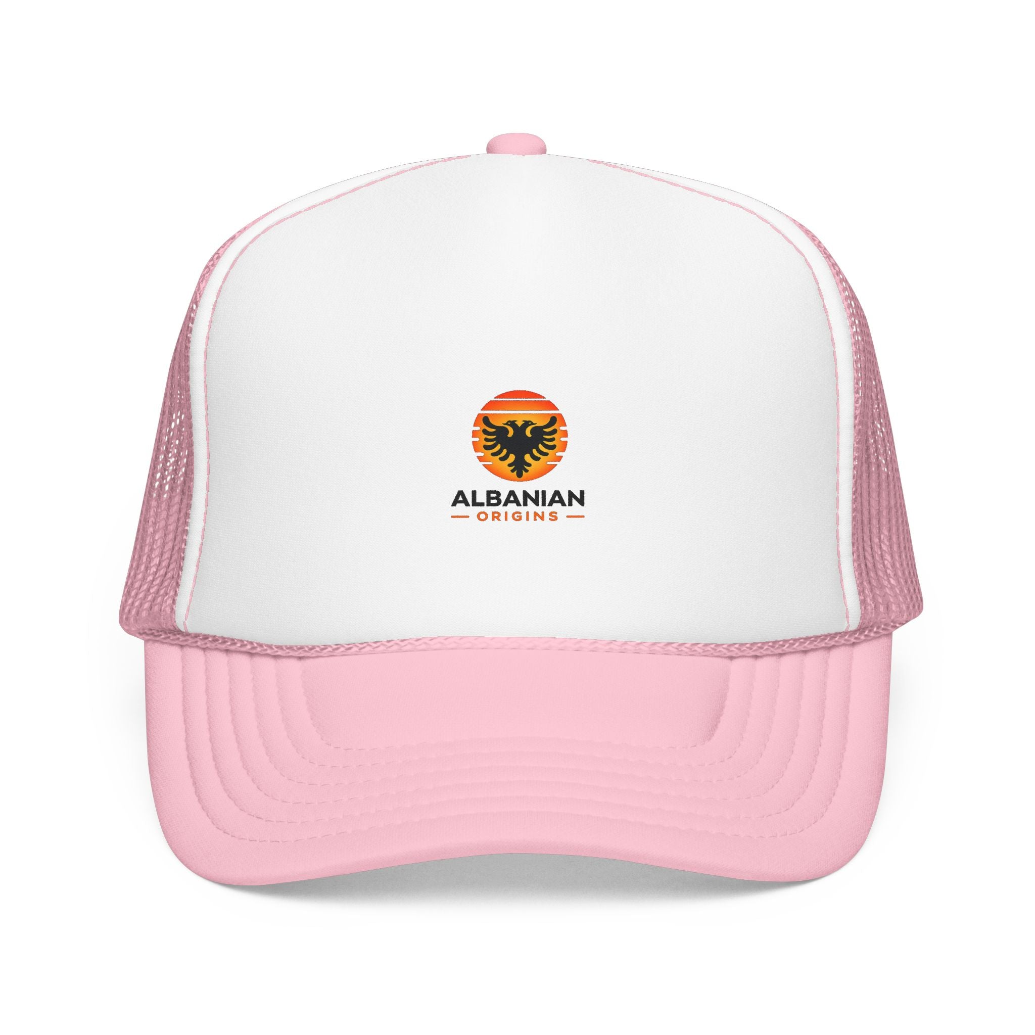 Foam Trucker Hat - Albanian Origins Sun Logo