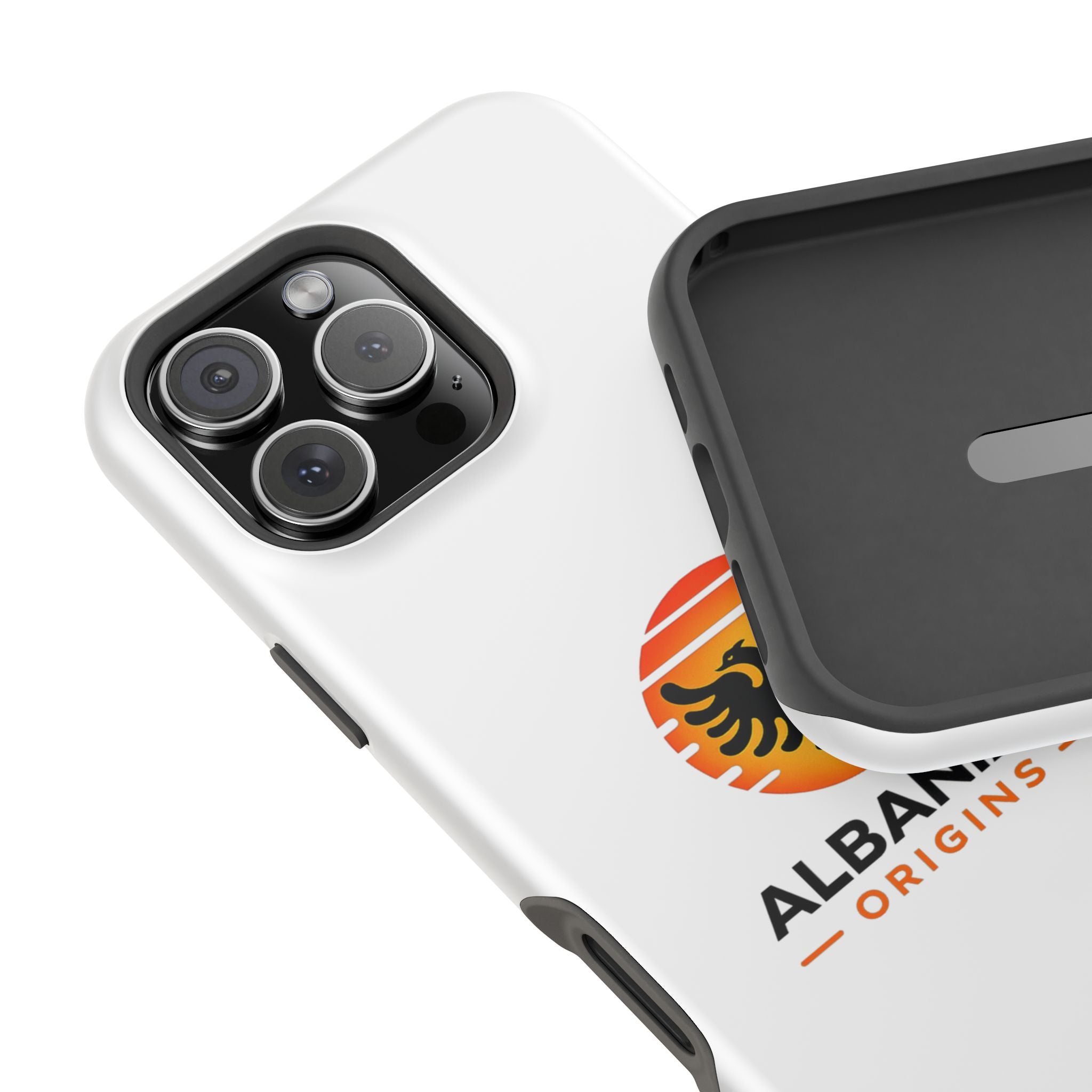 Magnetic Impact-Resistant Cases - Albanian Origins Sun Logo