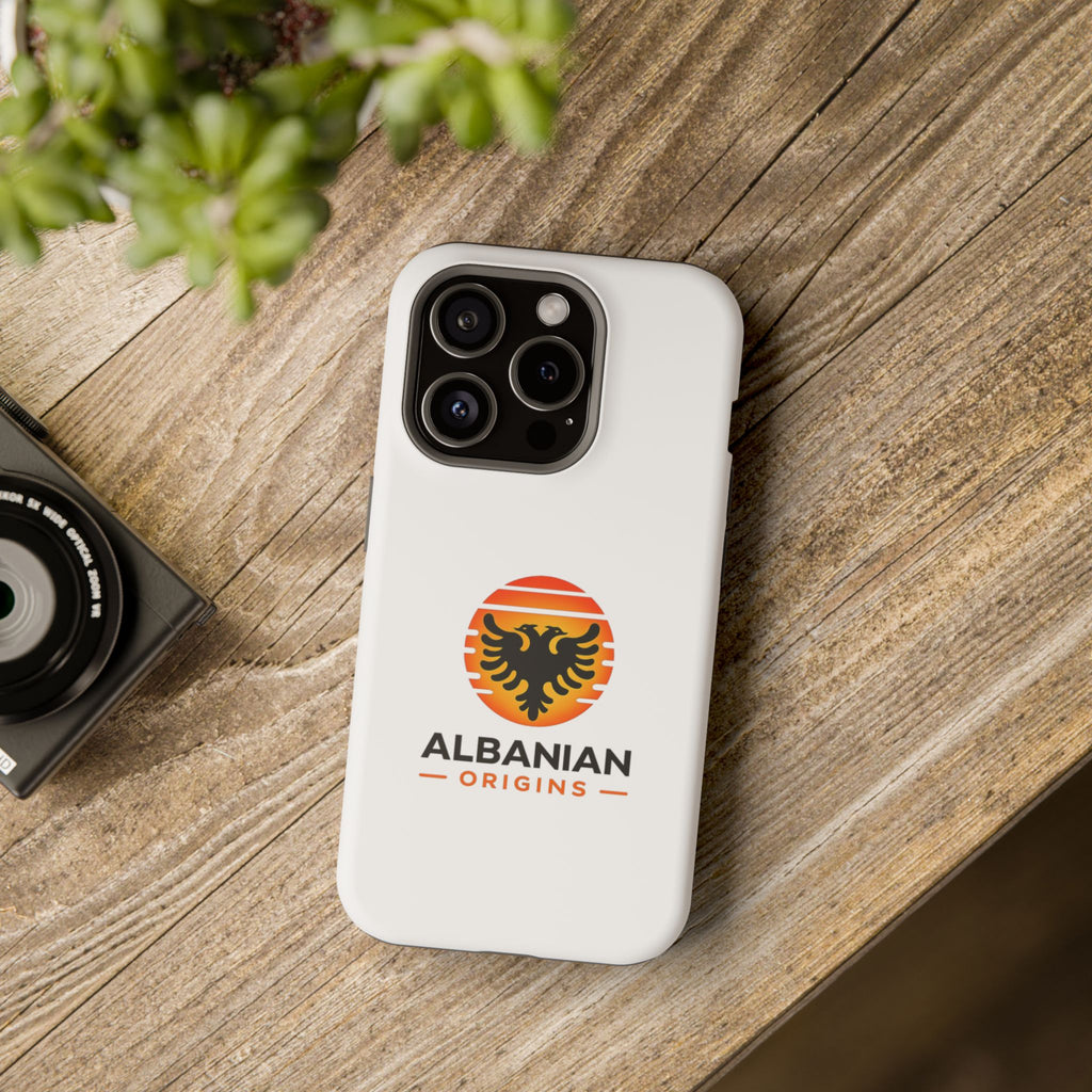 Magnetic Impact-Resistant Cases - Albanian Origins Sun Logo