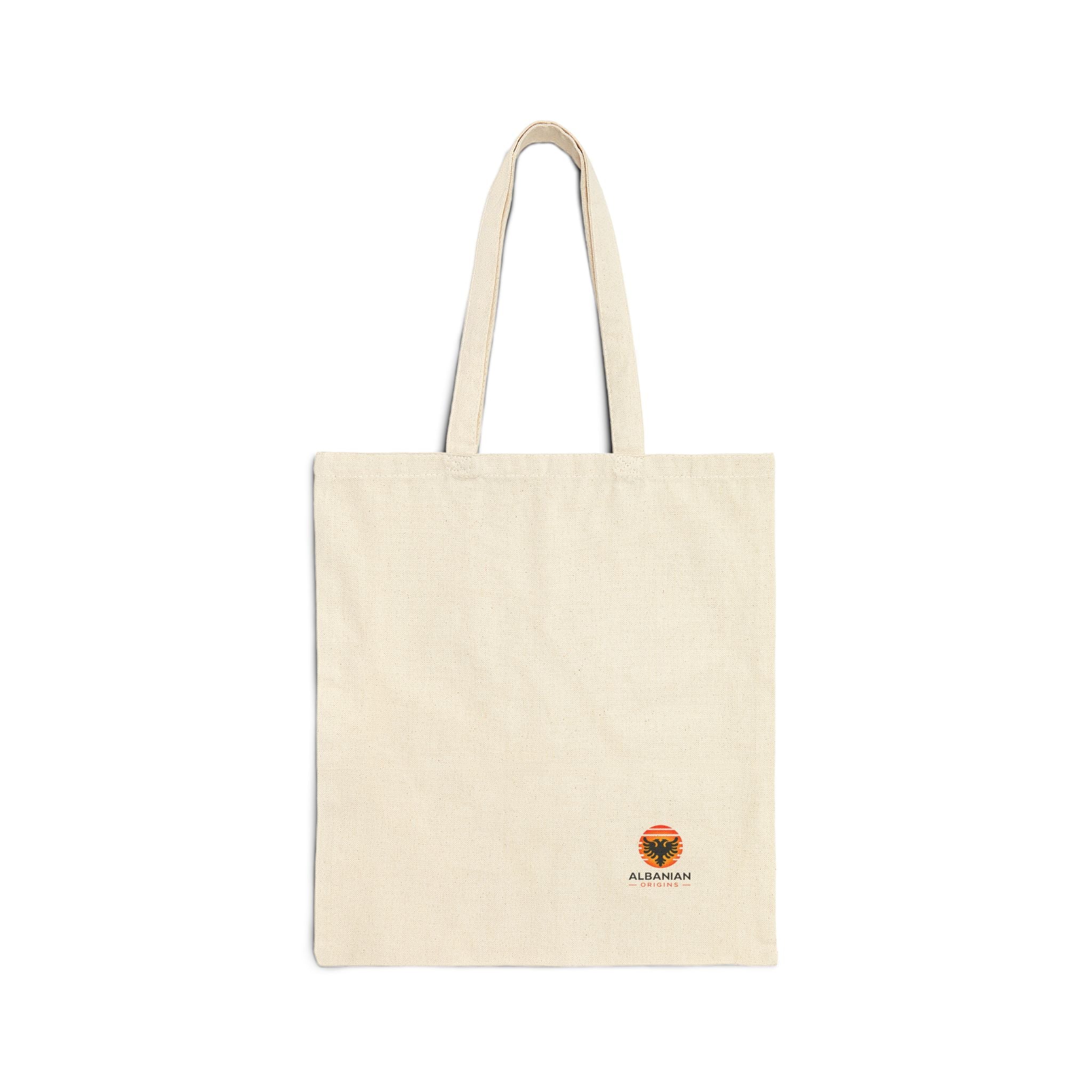 Cotton Canvas Tote Bag - Albanian Origins Sun Logo