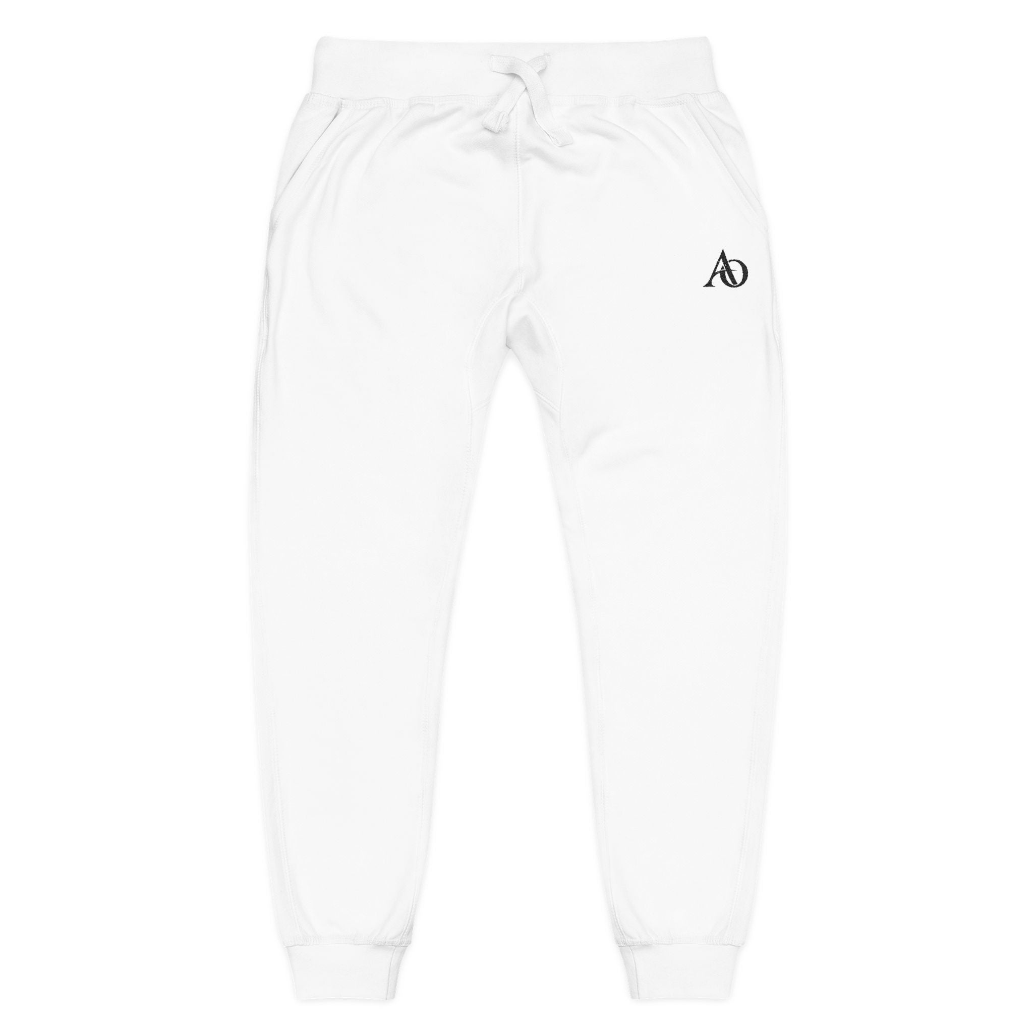 Unisex Fleece Sweatpants (Embroidery) - AO Logo - Albanian Origins
