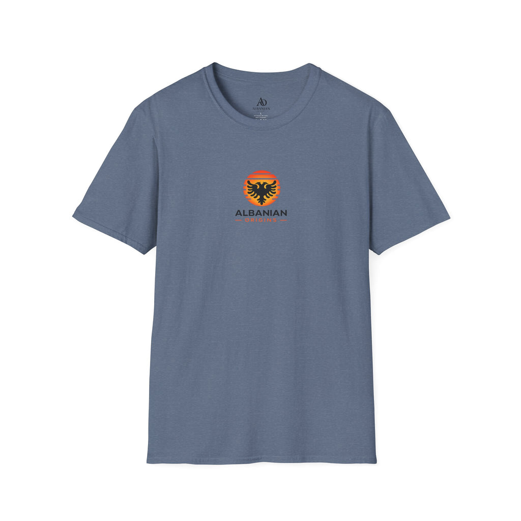 Unisex Softstyle T-Shirt - Albanian Origins Sun Logo