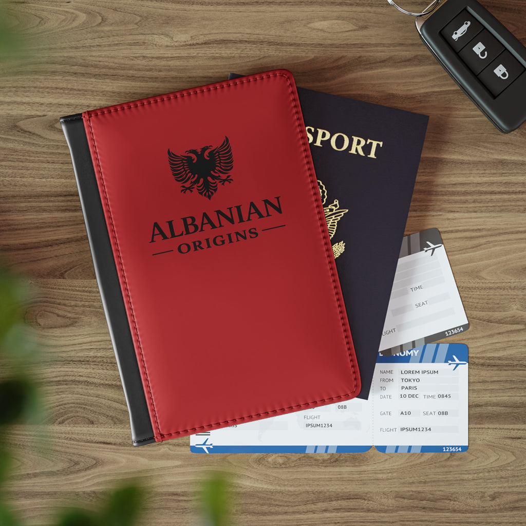 Passport Cover - Albanian Origins Label