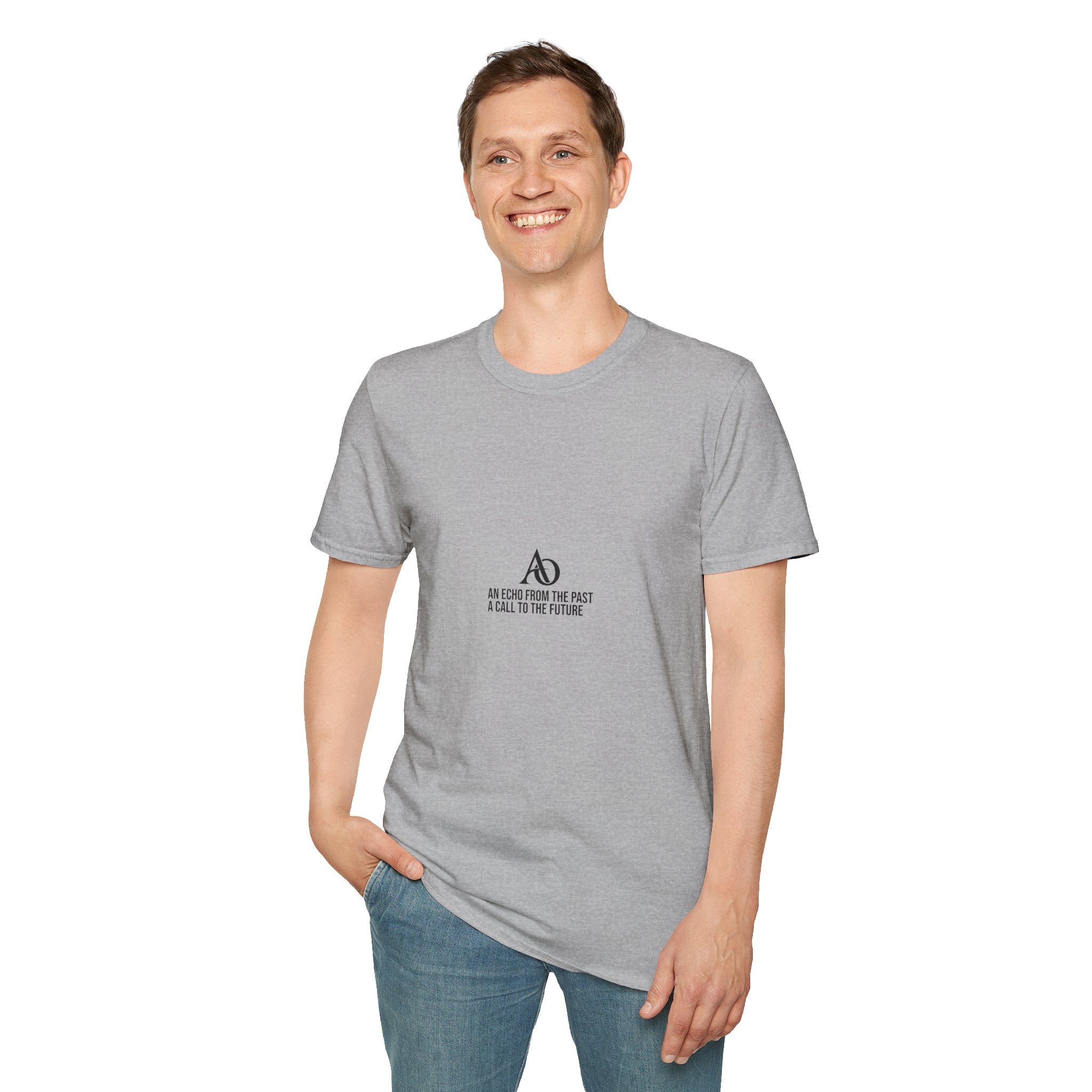 Unisex Softstyle T-Shirt - AO Logo - An Echo From the Past, A Call to the Future