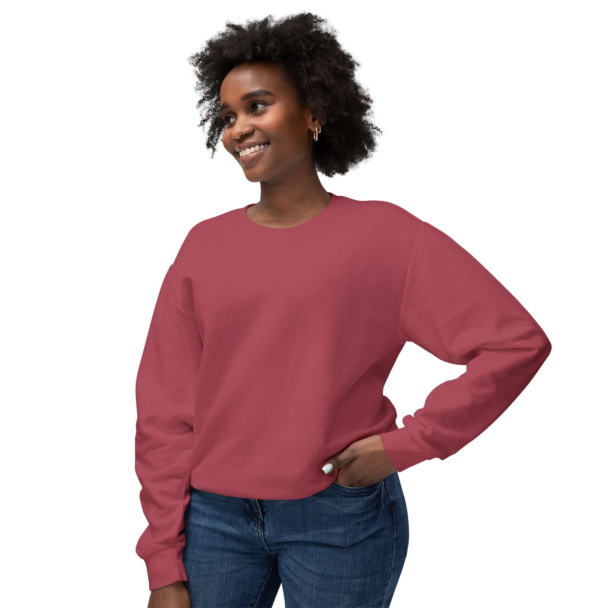 Unisex Lightweight Crewneck Sweatshirt - Albanian Origins