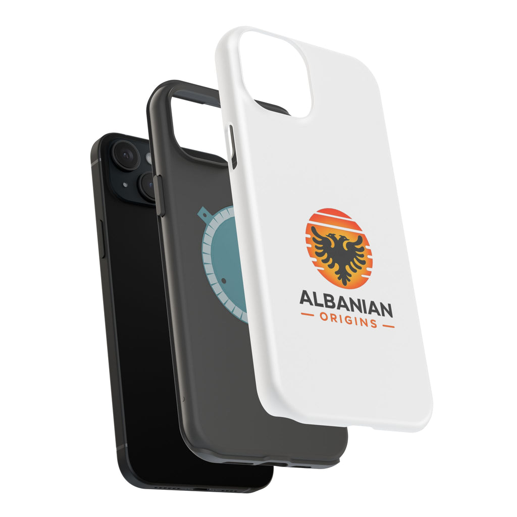 Magnetic Impact-Resistant Cases - Albanian Origins Sun Logo