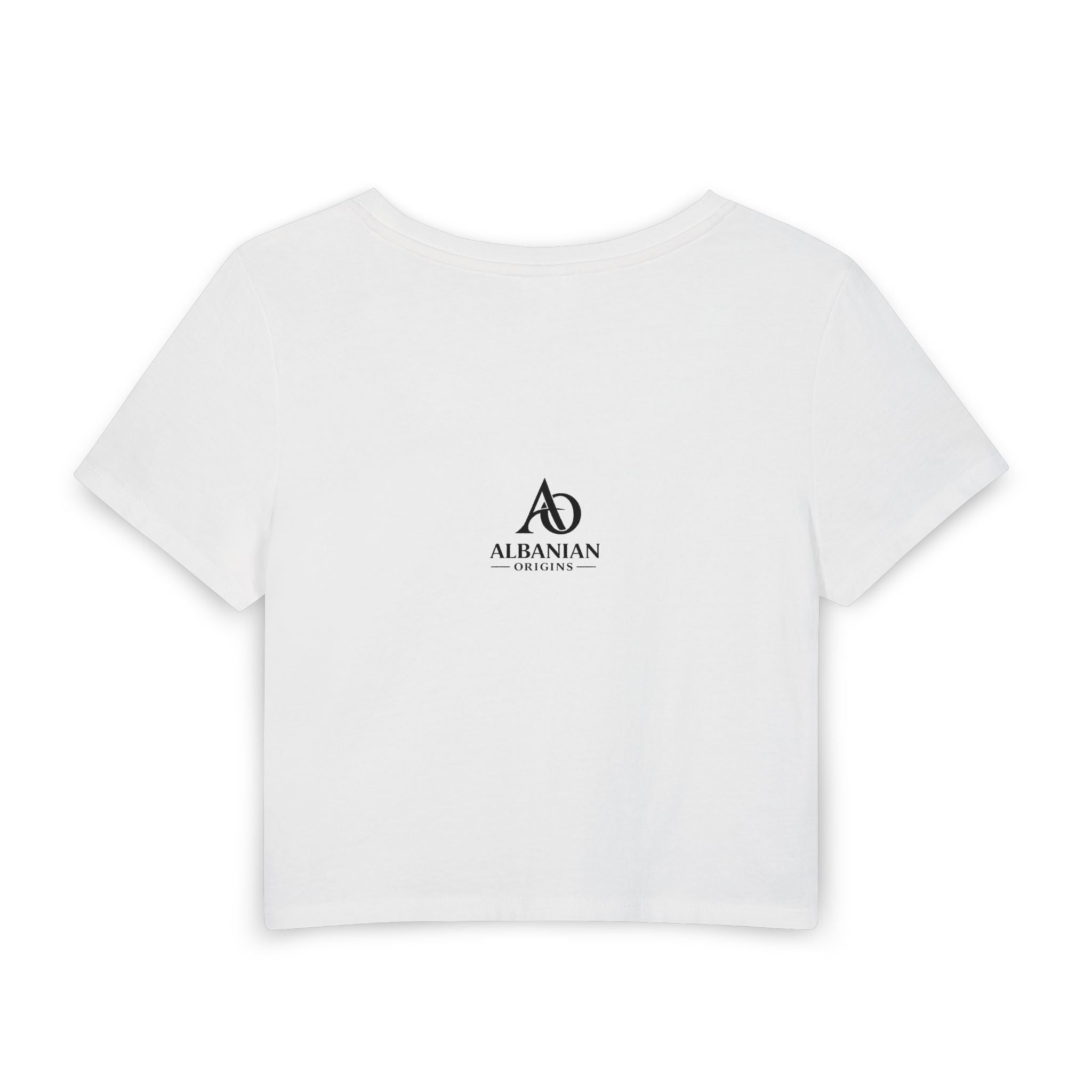 Women's Baby Tee -Flamingo Revolution - Albanian Origins