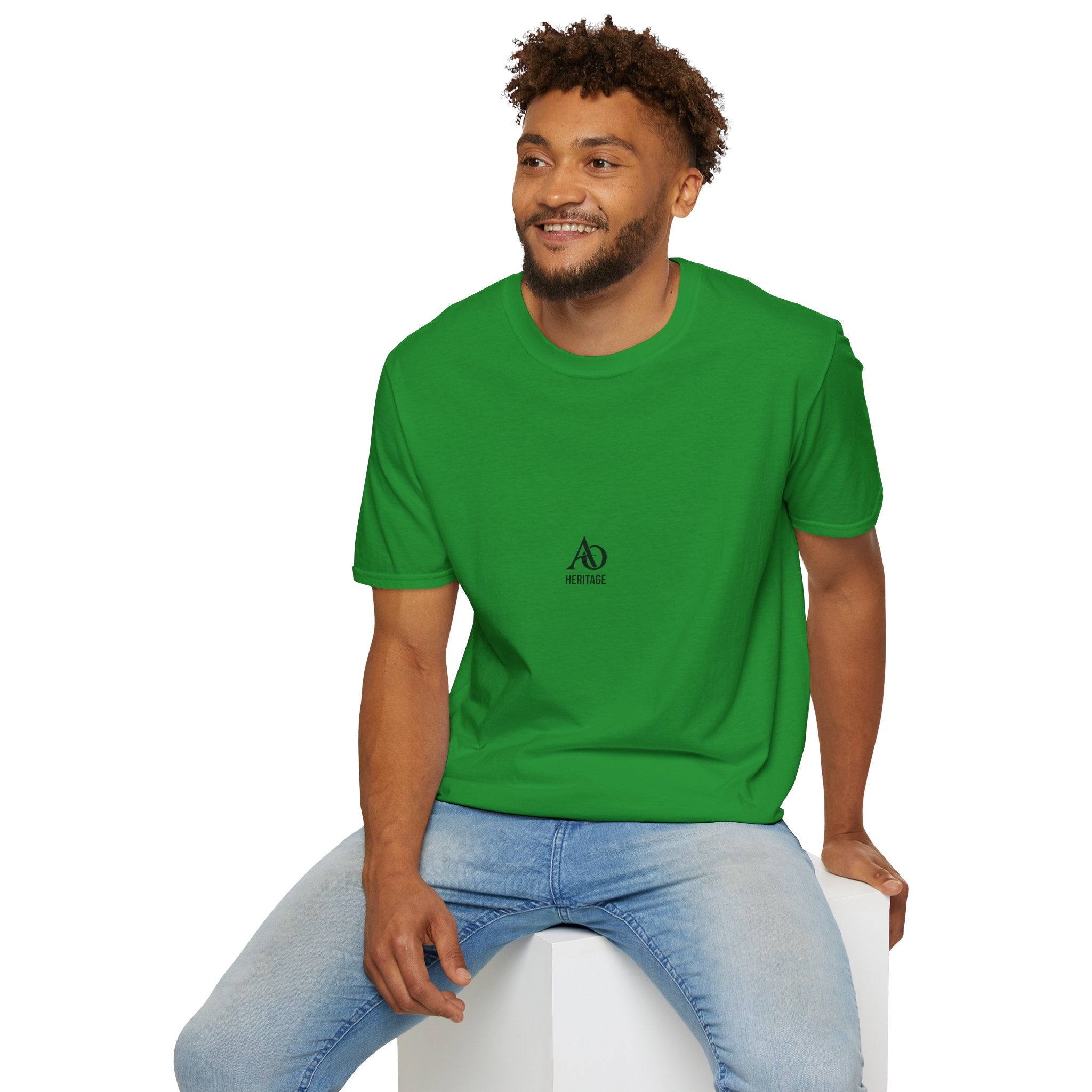 Unisex Softstyle T-Shirt - Albanian Origins - AO Logo - Heritage