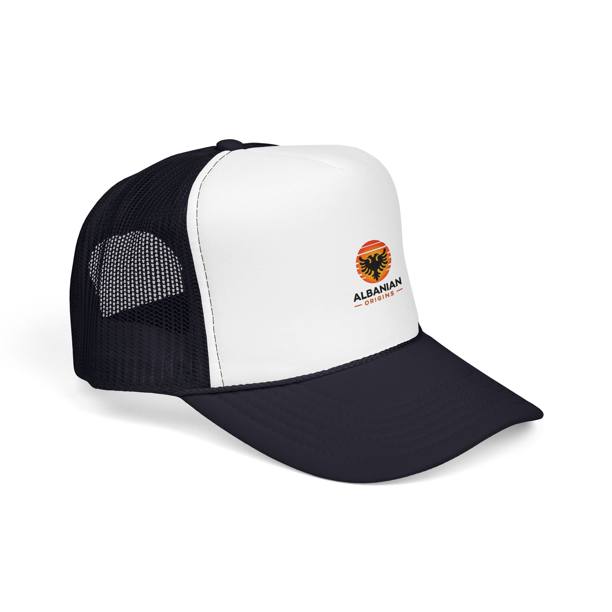 Foam Trucker Hat - Albanian Origins Sun Logo