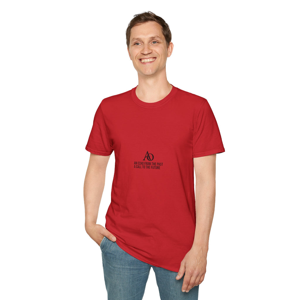 Unisex Softstyle T-Shirt - AO Logo - An Echo From the Past, A Call to the Future