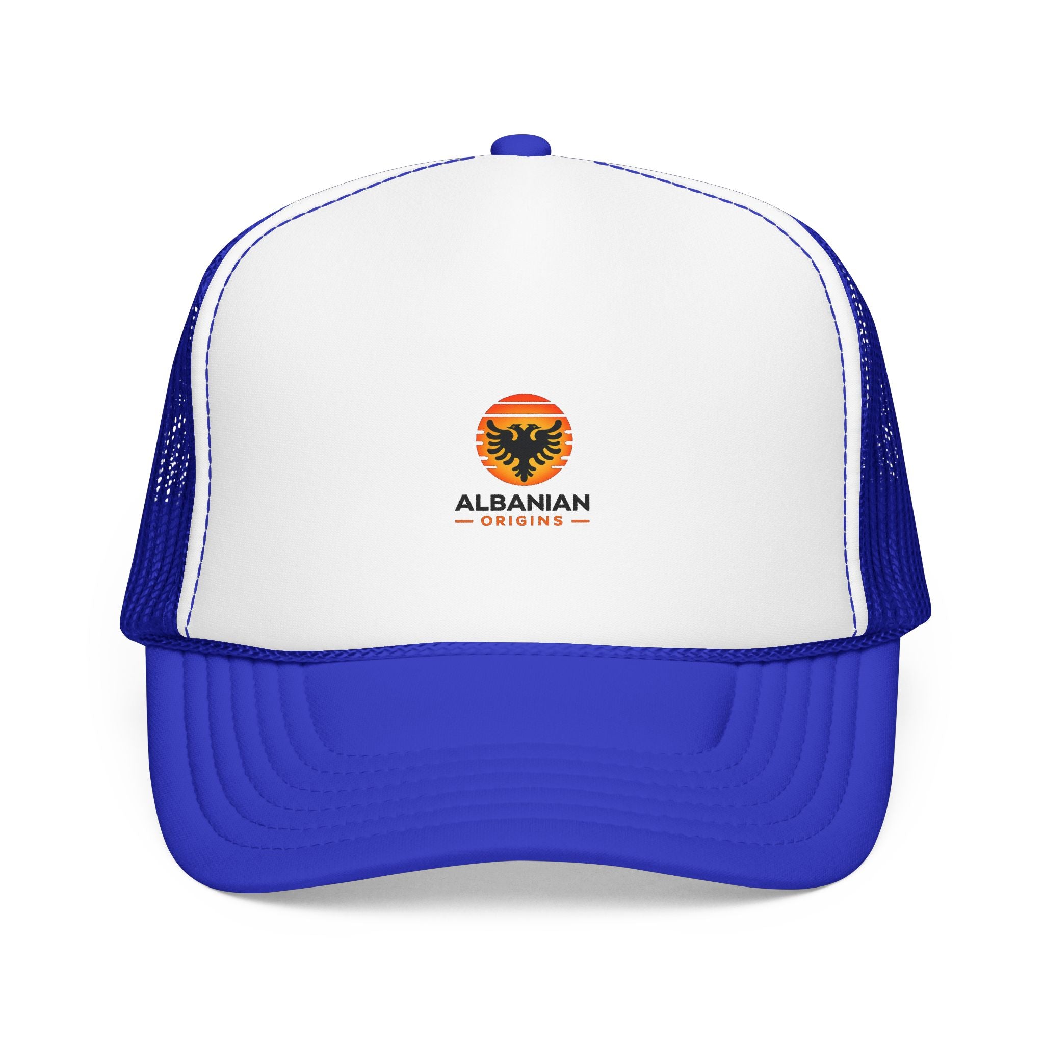 Foam Trucker Hat - Albanian Origins Sun Logo
