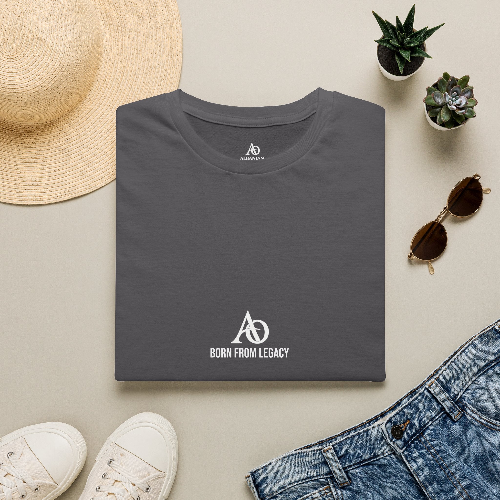 Unisex Softstyle T-Shirt - Albanian Origins - Born From Legacy