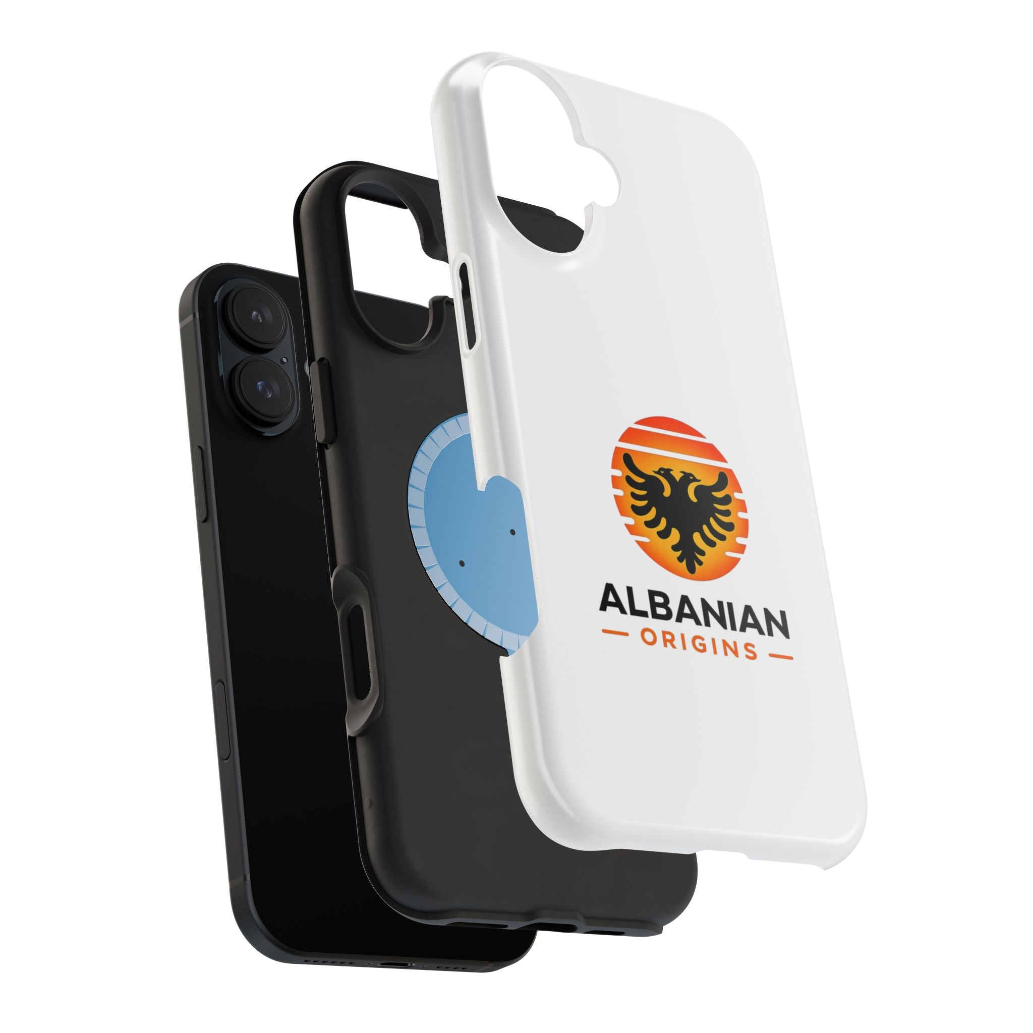 Magnetic Impact-Resistant Cases - Albanian Origins Sun Logo