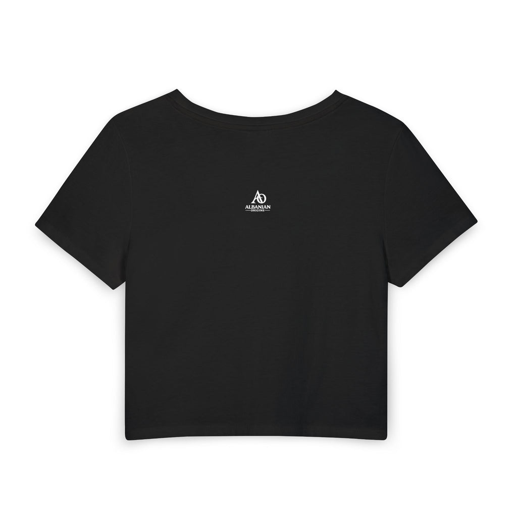Women's Baby Tee - Albanian Origins Logo