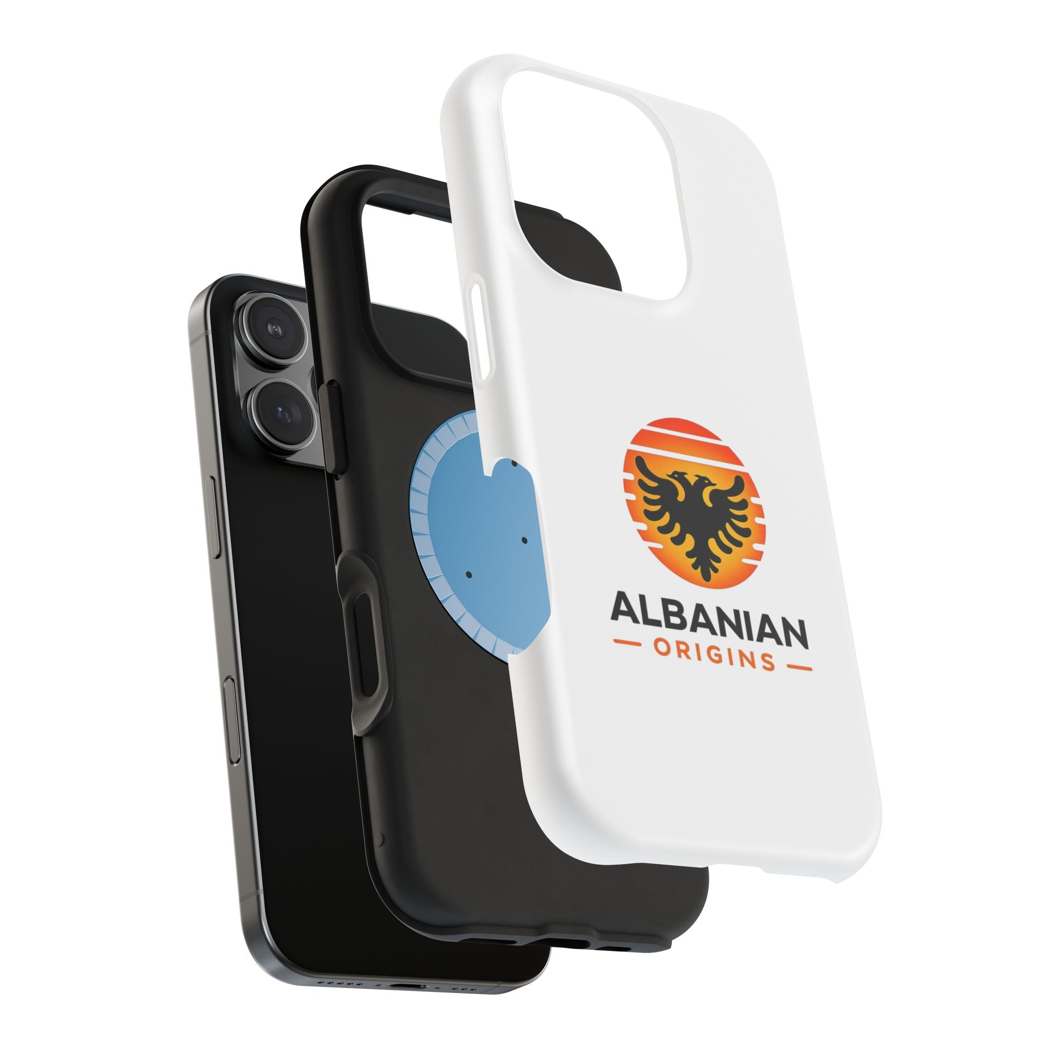 Magnetic Impact-Resistant Cases - Albanian Origins Sun Logo