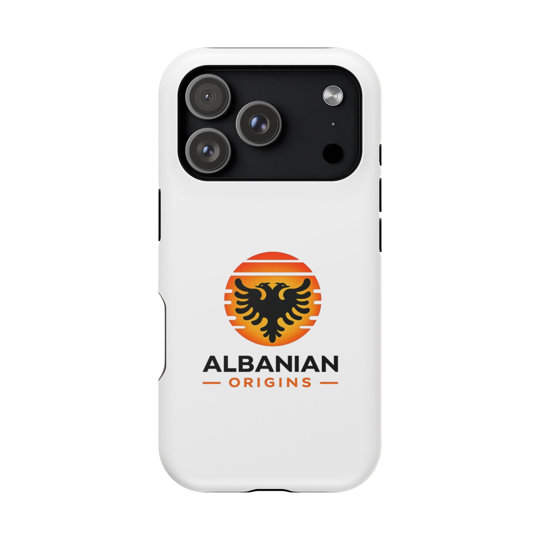 Magnetic Impact-Resistant Cases - Albanian Origins Sun Logo