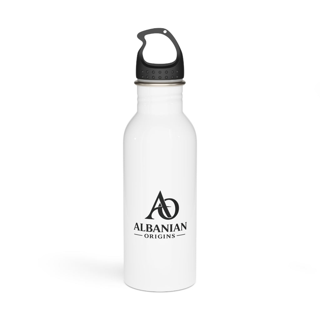 Stainless Steel Water Bottle - Albanian Origins Logo