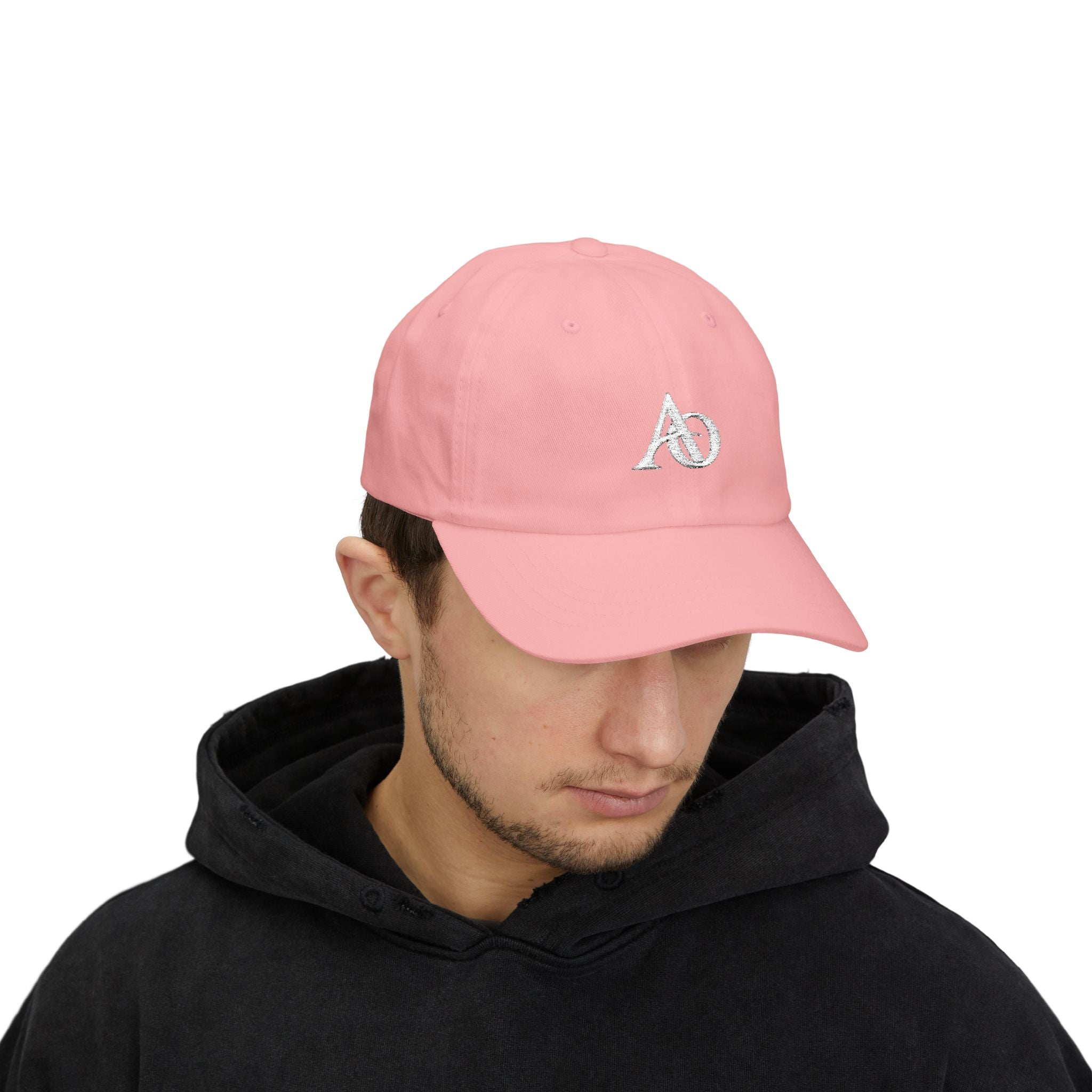 Classic Cap - AO White Logo (Embroidery) - Albanian Origins