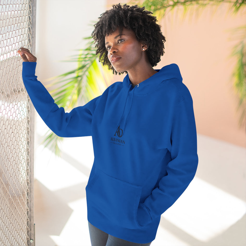 Albanian Origins - Three-Panel Fleece Hoodie