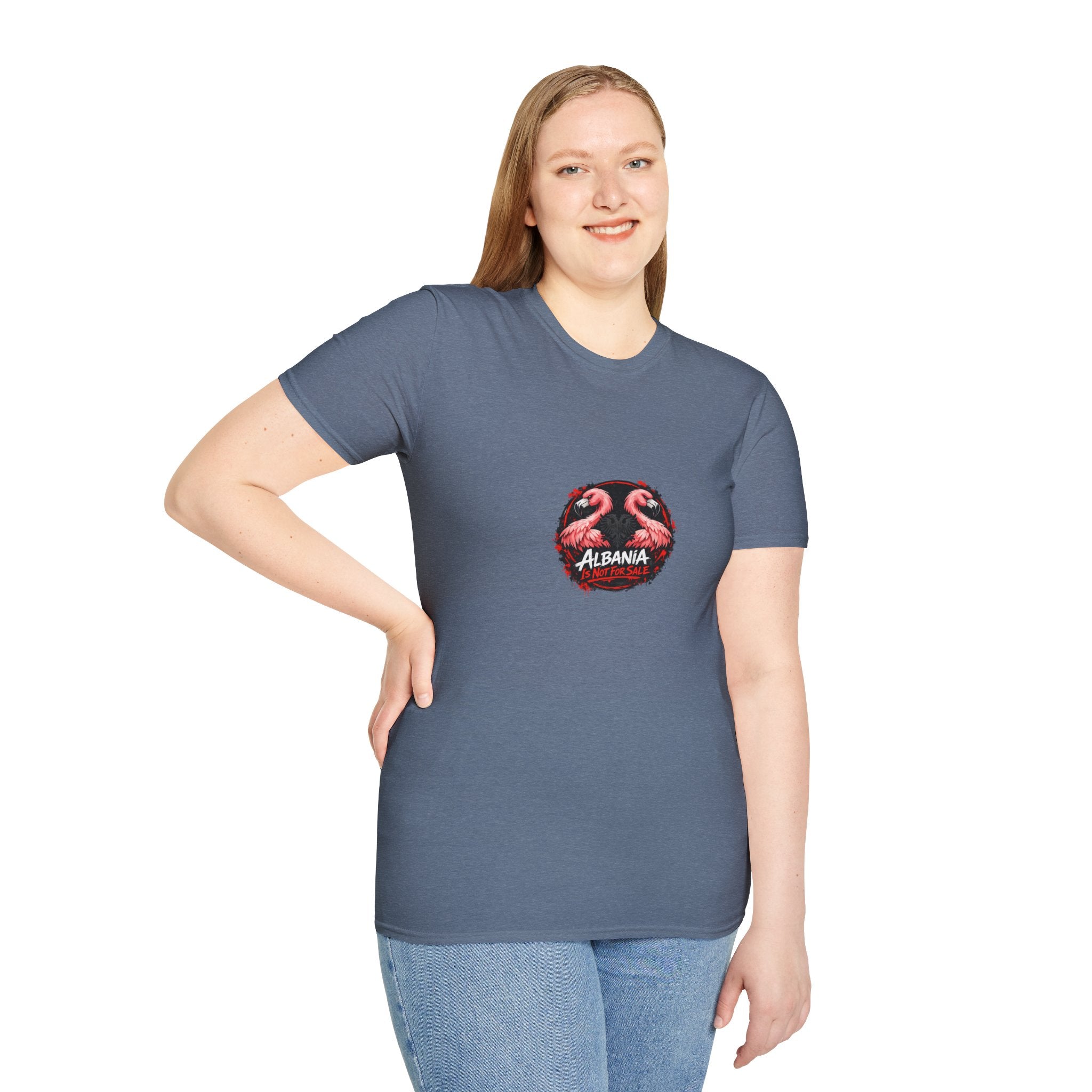 Unisex Softstyle T-Shirt - Albania is not for sale - Albanian Origins
