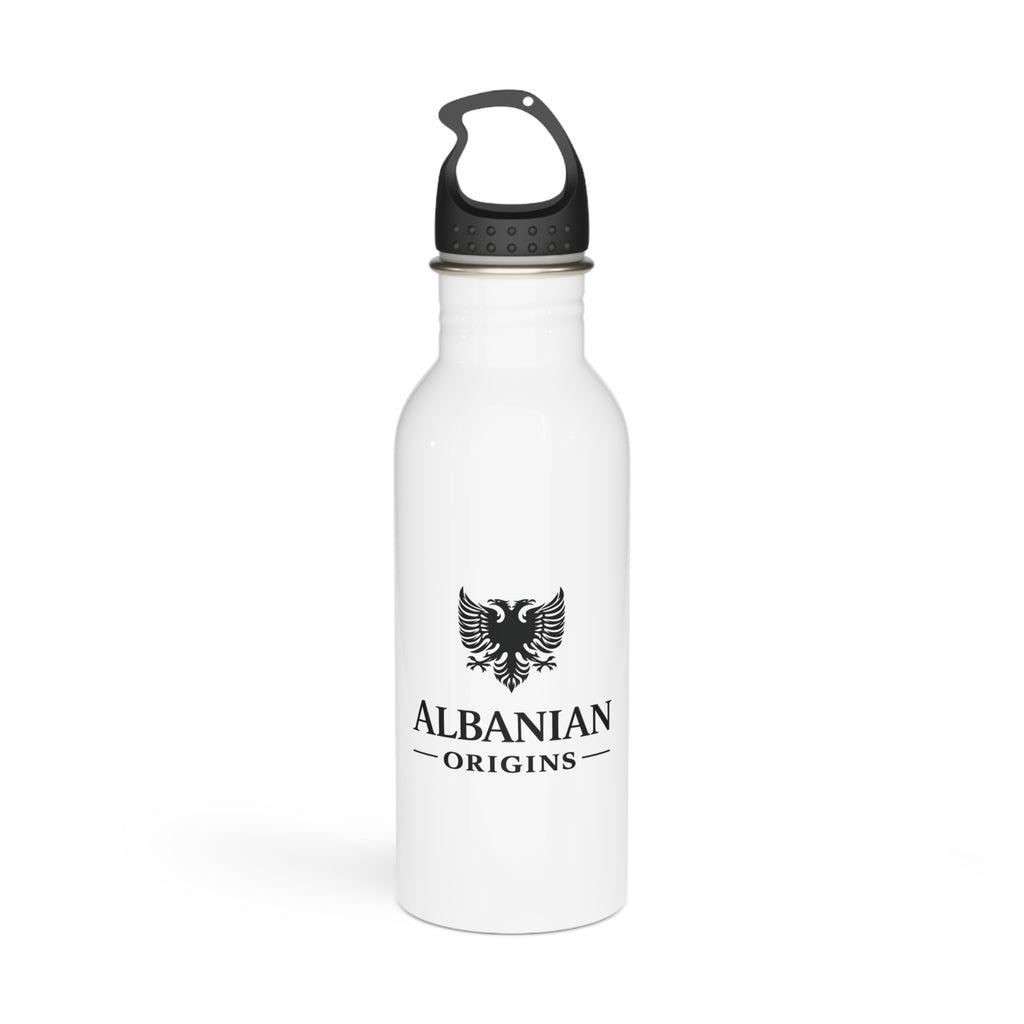 Stainless Steel Water Bottle - Albanian Origins Eagle Logo