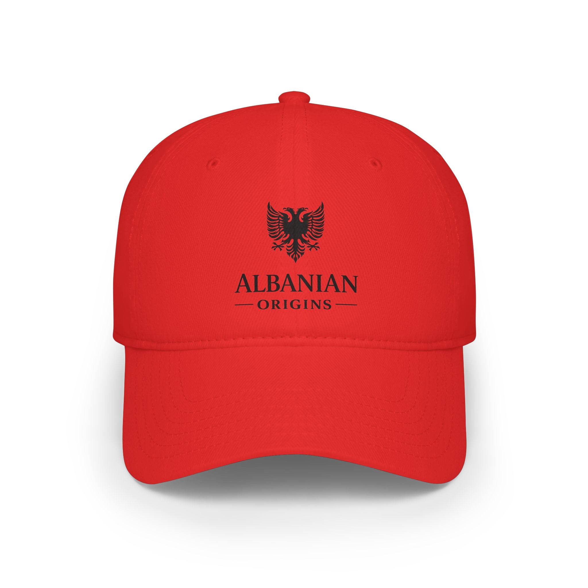 Low Profile Baseball Cap - Albanian Origins Eagle Design