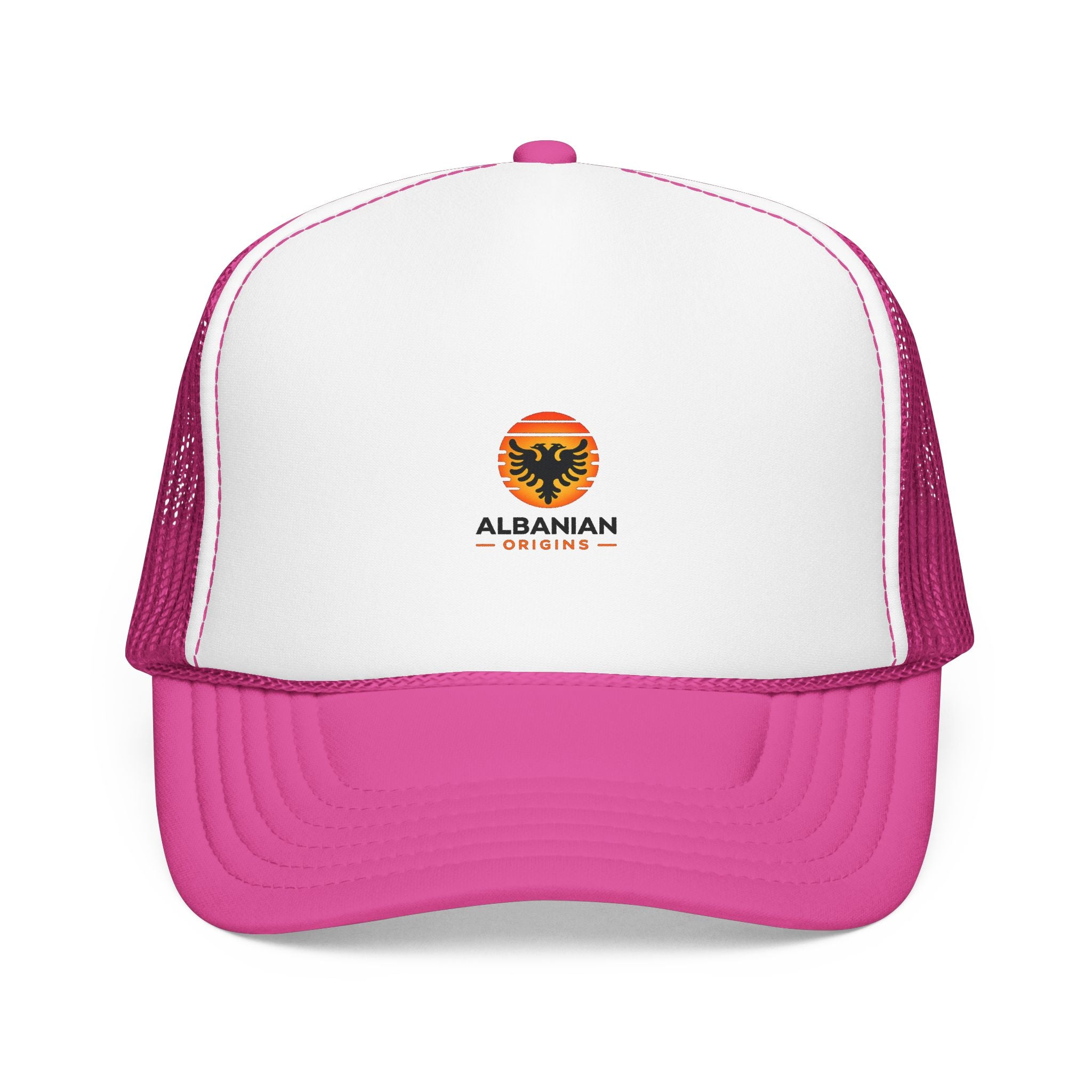 Foam Trucker Hat - Albanian Origins Sun Logo