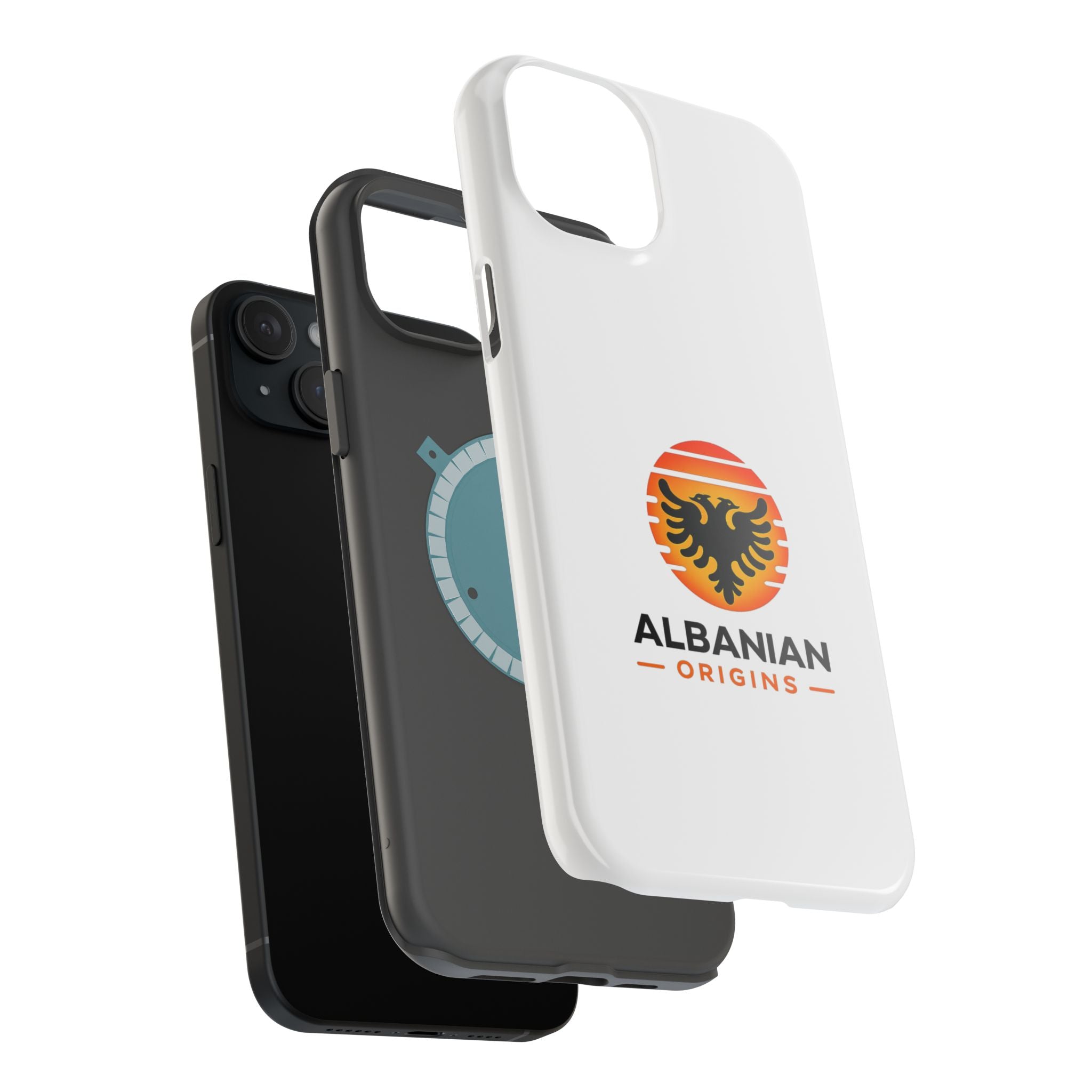 Magnetic Impact-Resistant Cases - Albanian Origins Sun Logo