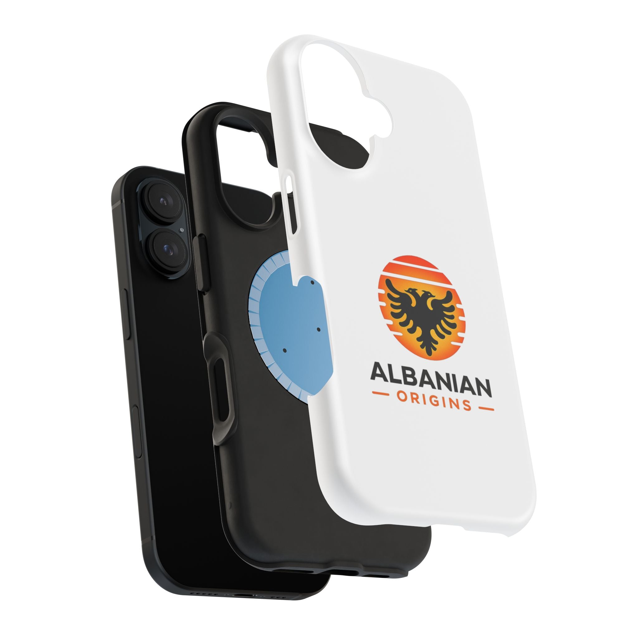 Magnetic Impact-Resistant Cases - Albanian Origins Sun Logo