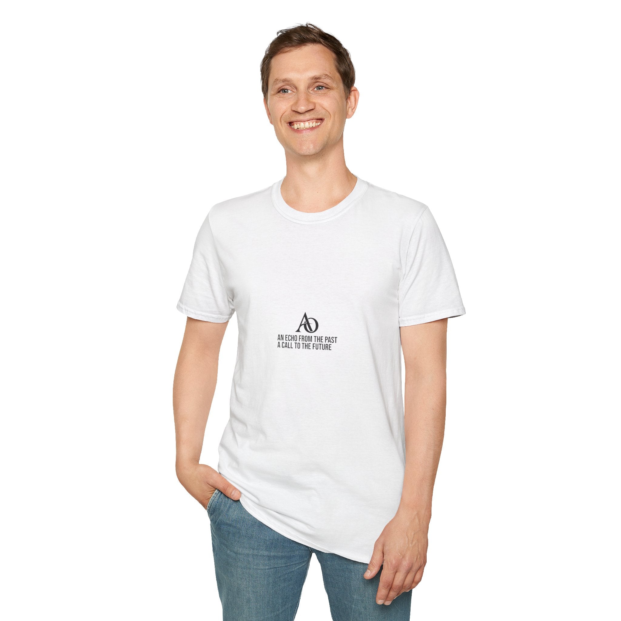 Unisex Softstyle T-Shirt - AO Logo - An Echo From the Past, A Call to the Future