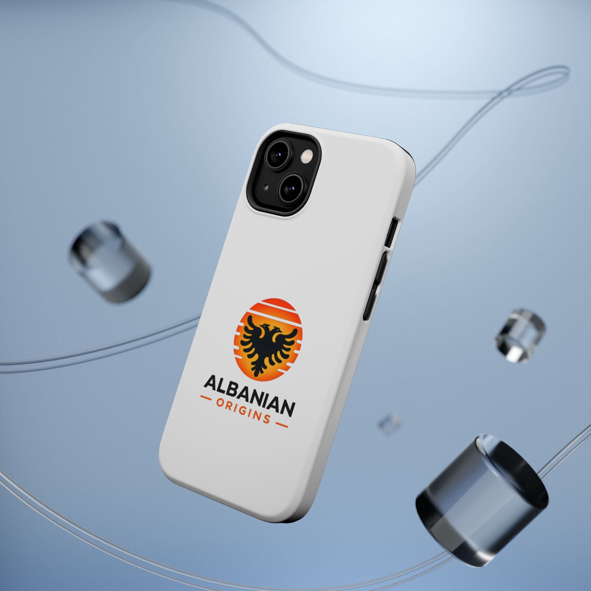 Magnetic Impact-Resistant Cases - Albanian Origins Sun Logo