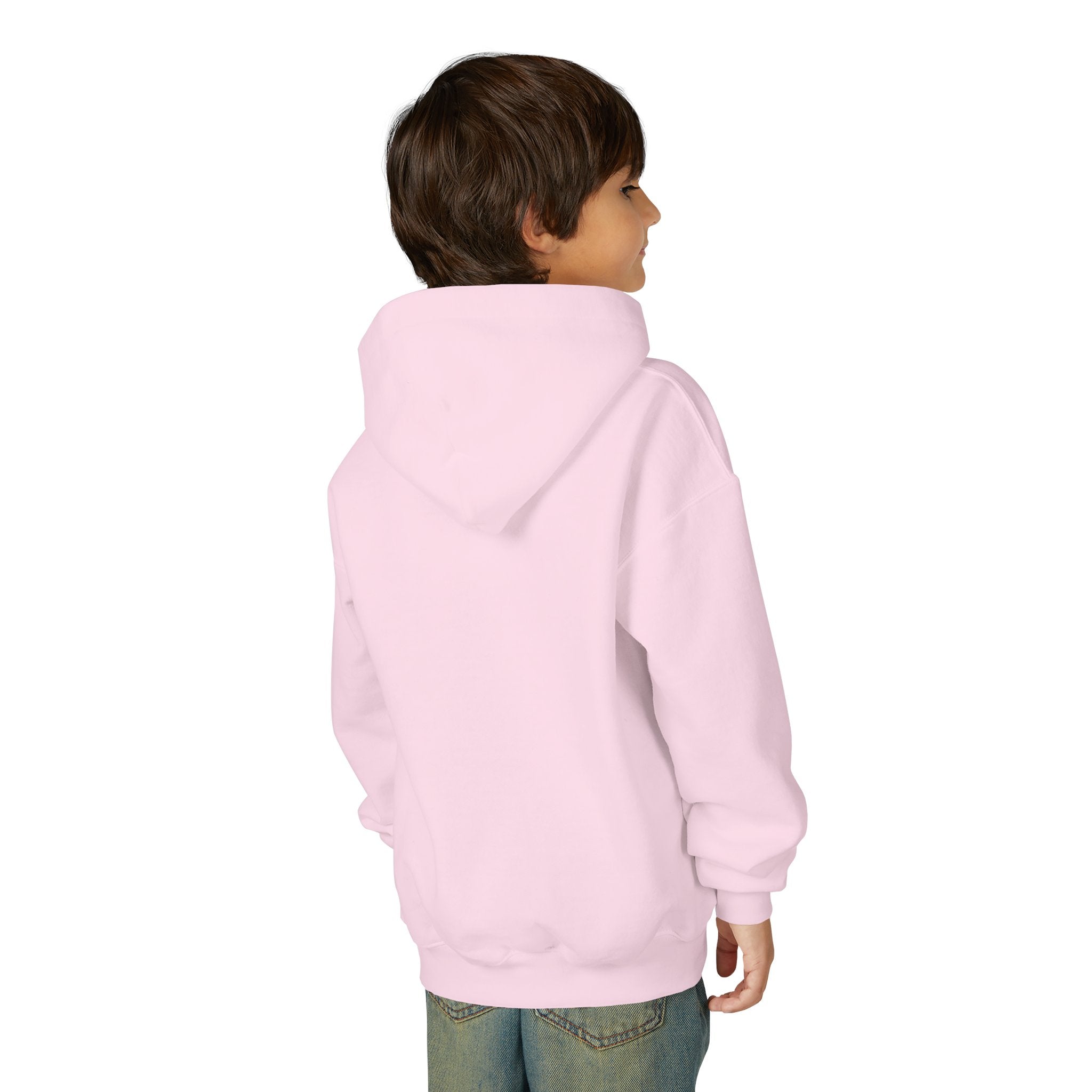 Youth Heavy Blend Hooded Sweatshirt - Albanian Origins Eagle