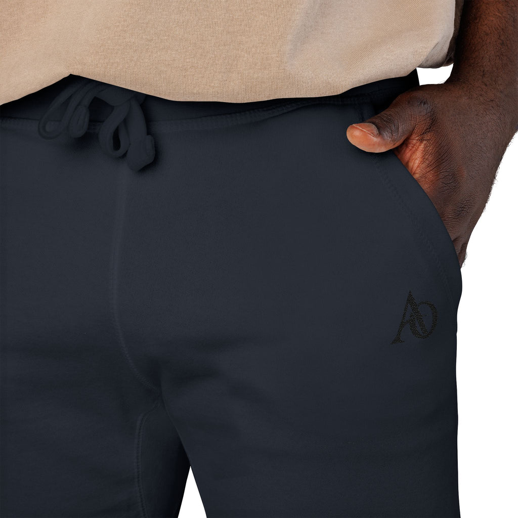 Unisex Fleece Sweatpants (Embroidery) - AO Logo - Albanian Origins