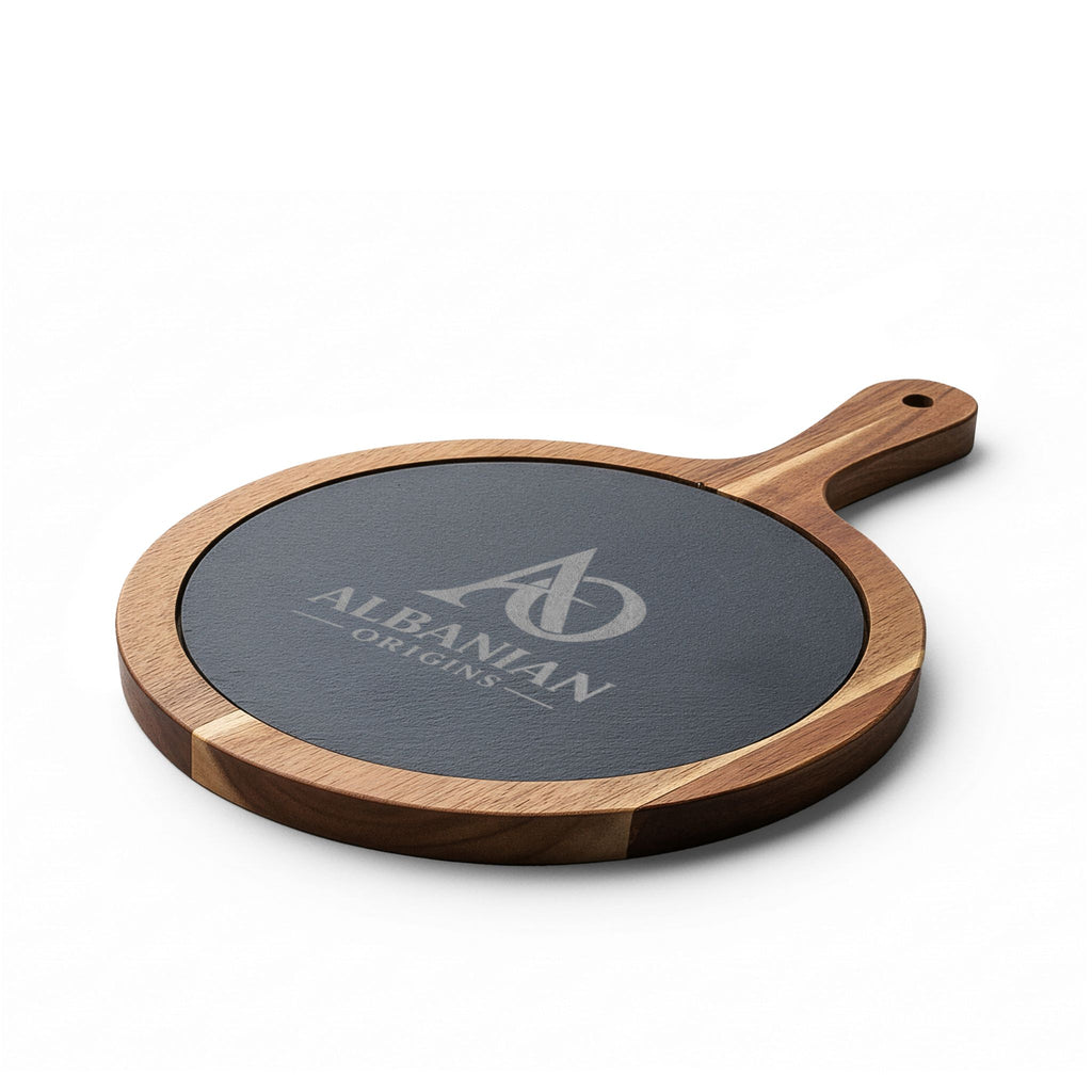 Charcuterie Board (Engraving) - Albanian Origins Logo