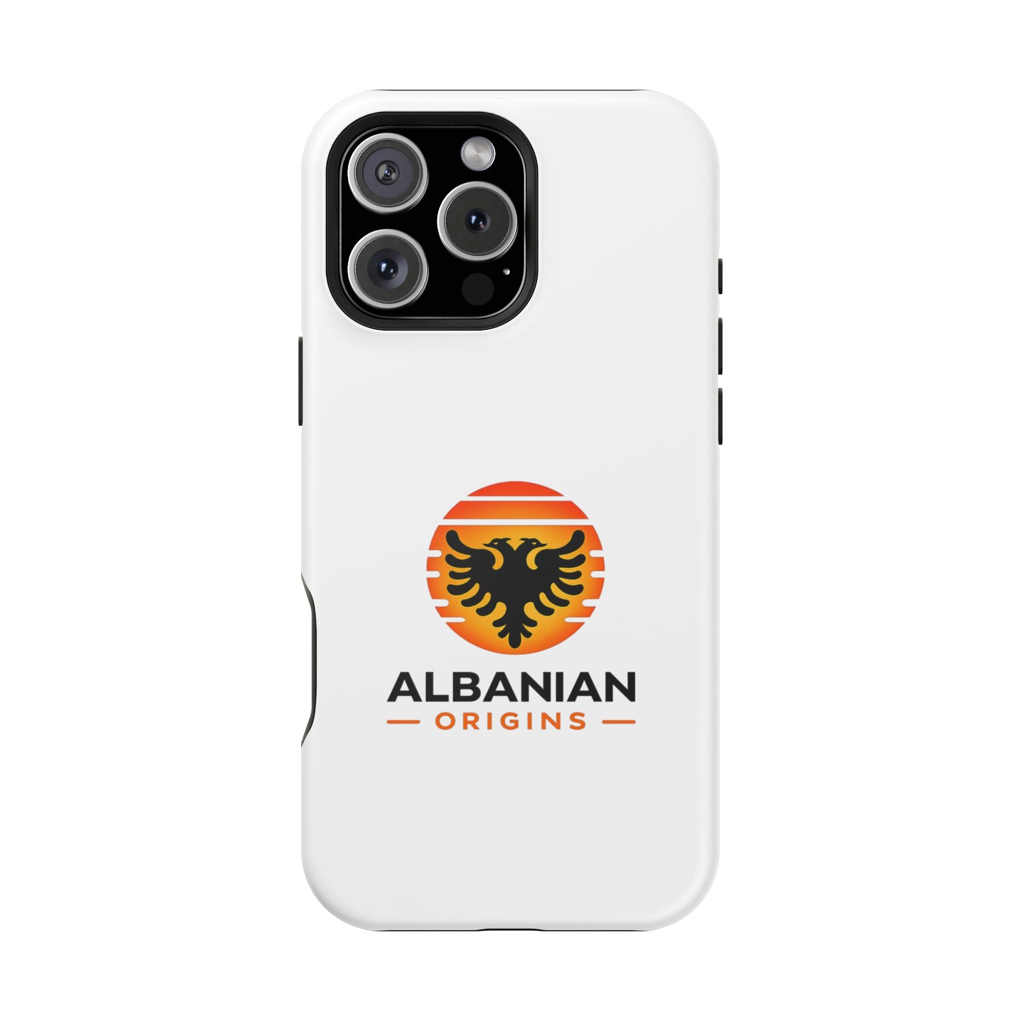 Magnetic Impact-Resistant Cases - Albanian Origins Sun Logo
