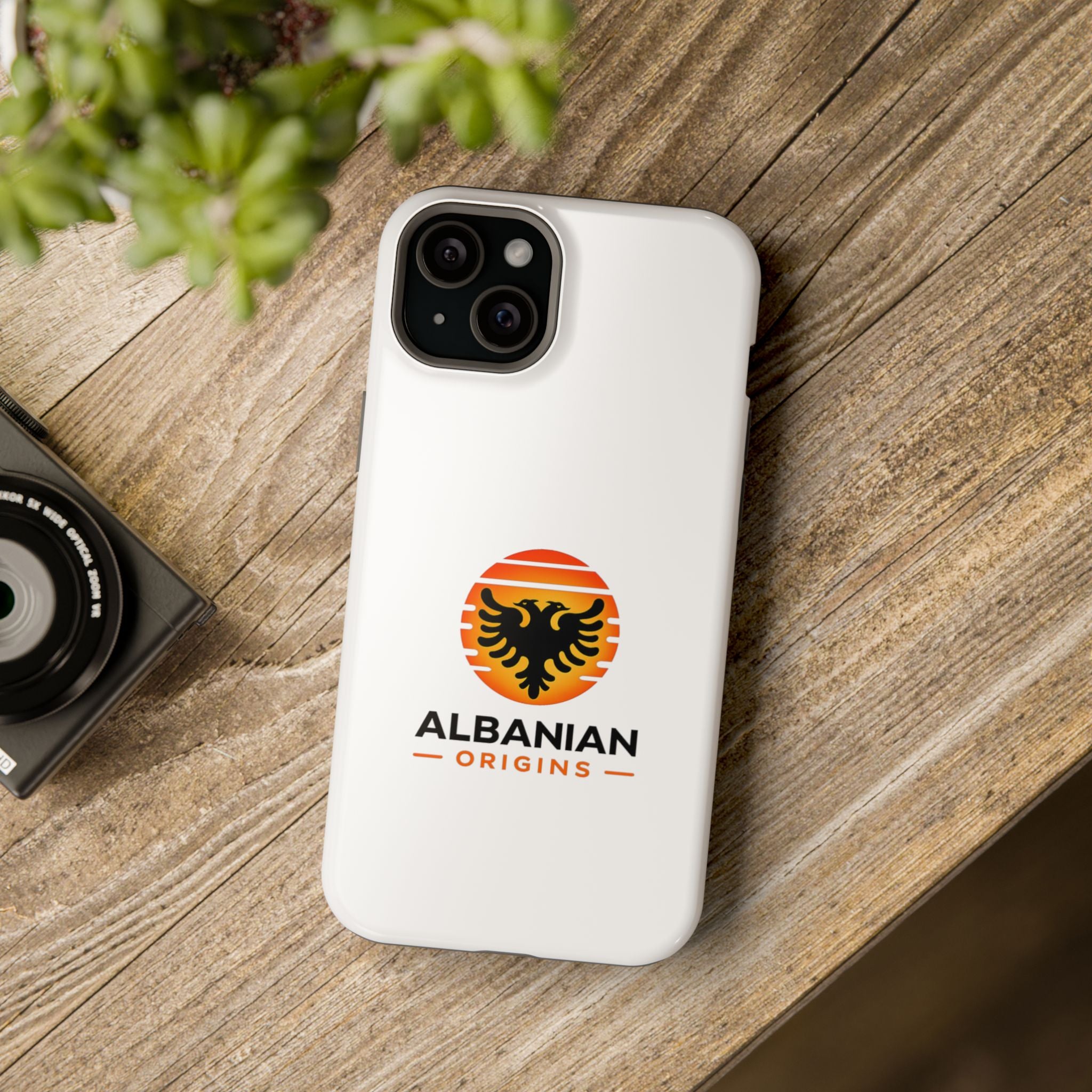 Magnetic Impact-Resistant Cases - Albanian Origins Sun Logo