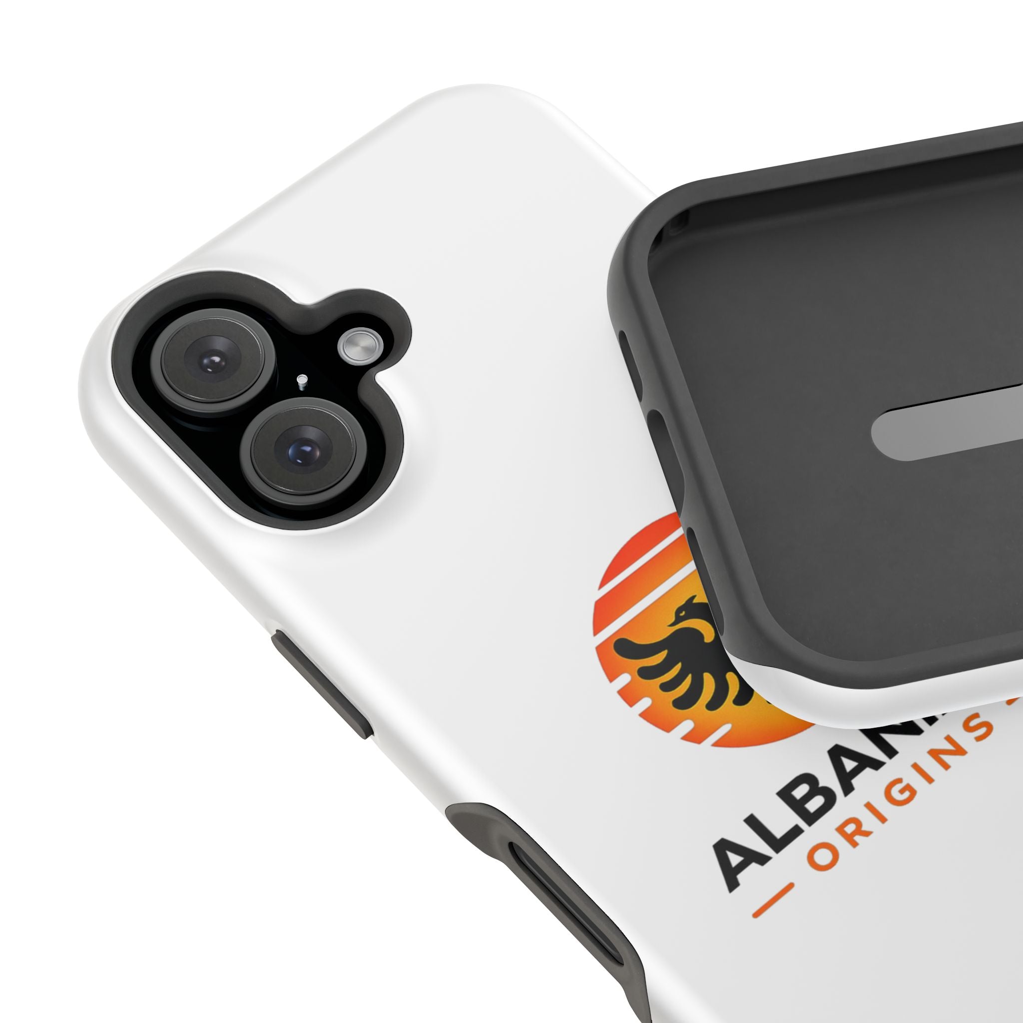 Magnetic Impact-Resistant Cases - Albanian Origins Sun Logo