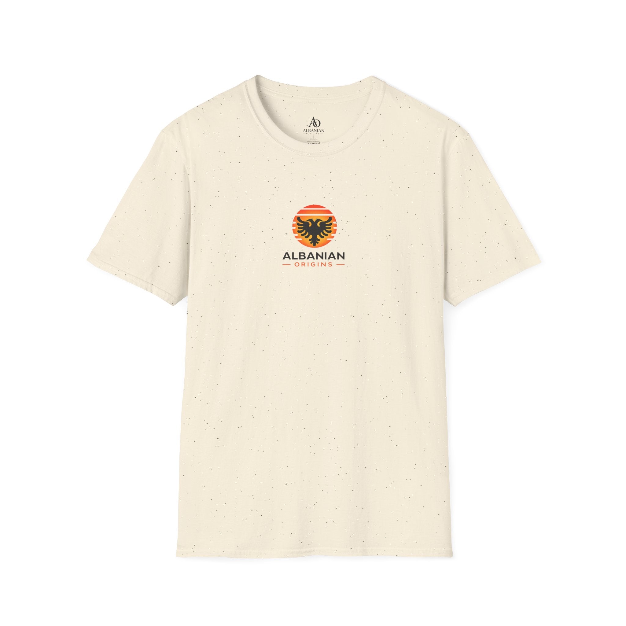 Unisex Softstyle T-Shirt - Albanian Origins Sun Logo