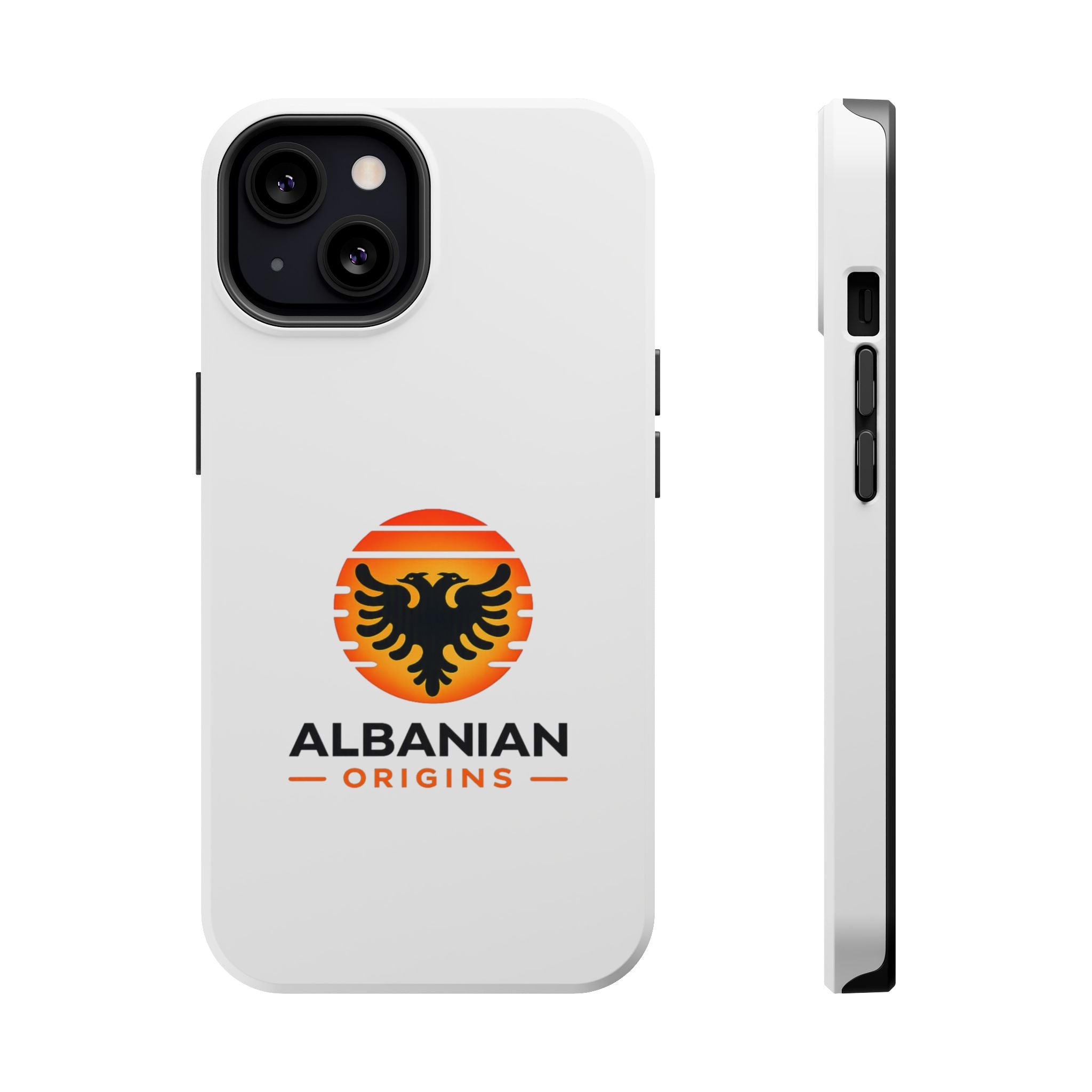 Magnetic Impact-Resistant Cases - Albanian Origins Sun Logo