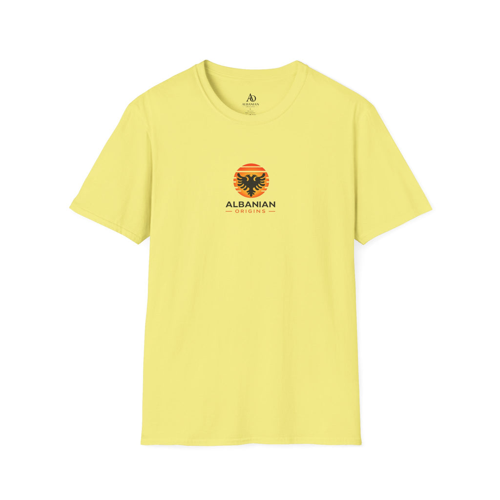 Unisex Softstyle T-Shirt - Albanian Origins Sun Logo