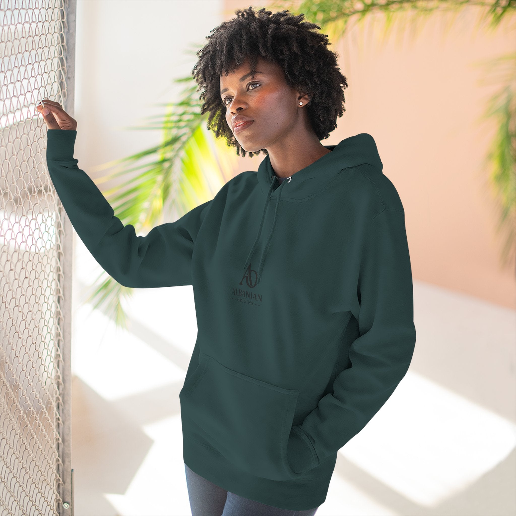 Albanian Origins - Three-Panel Fleece Hoodie