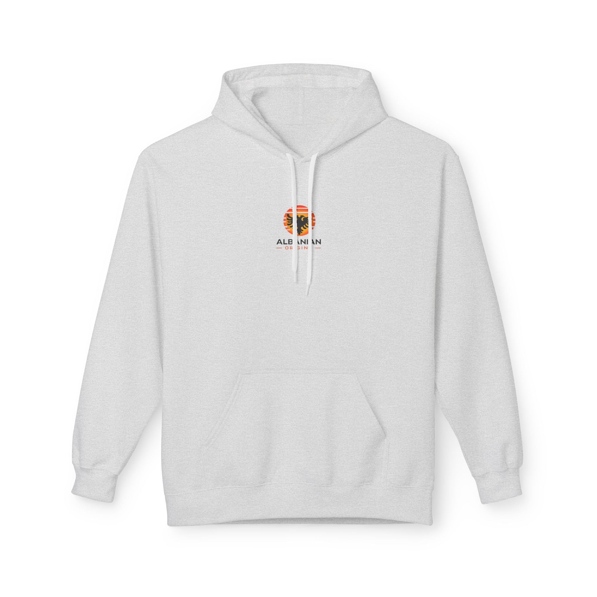Unisex Midweight Softstyle Fleece Hoodie - Albanian Origins Sun Logo